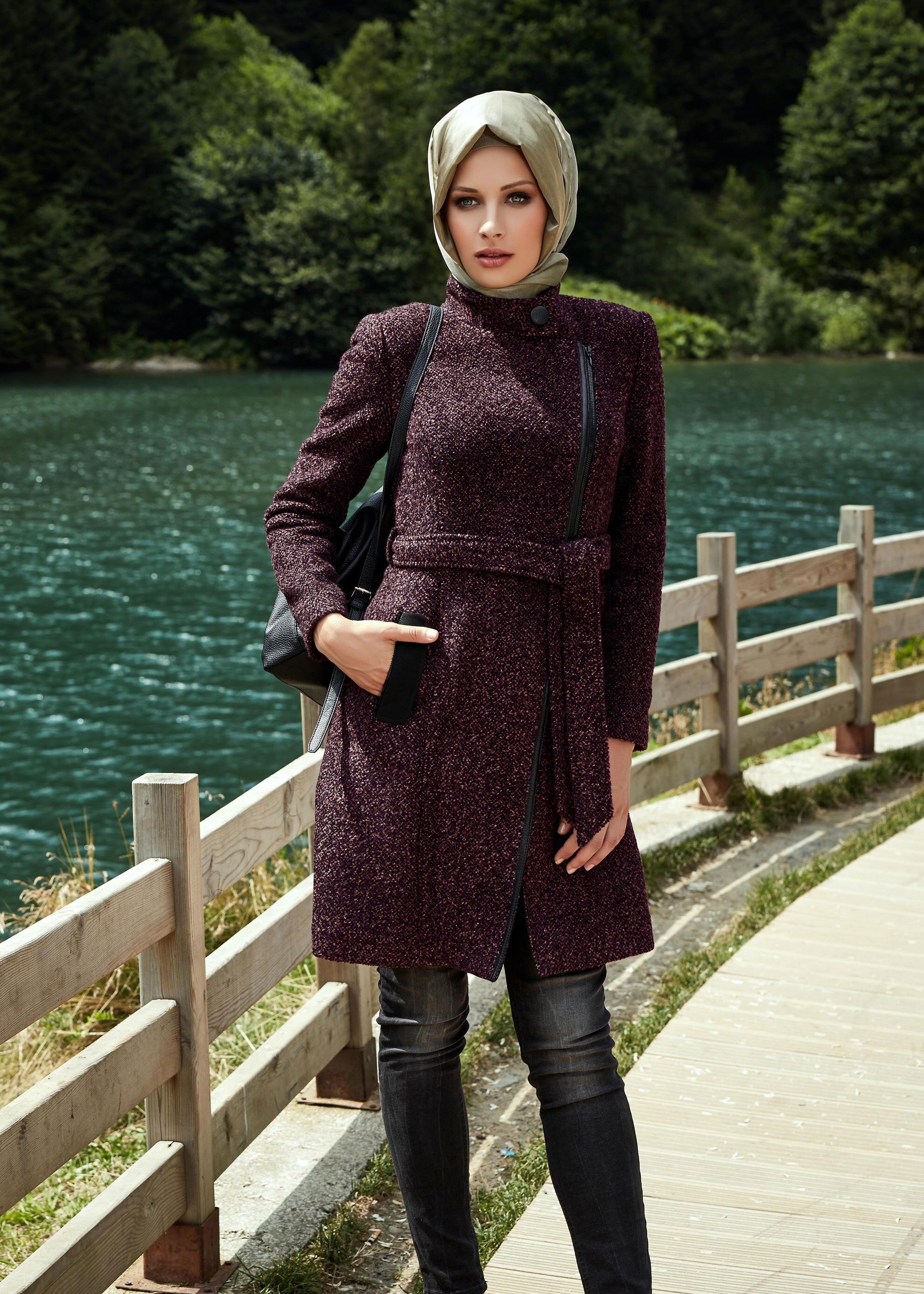 Tesettür giyim MÜRDÜM 9489 KABAN