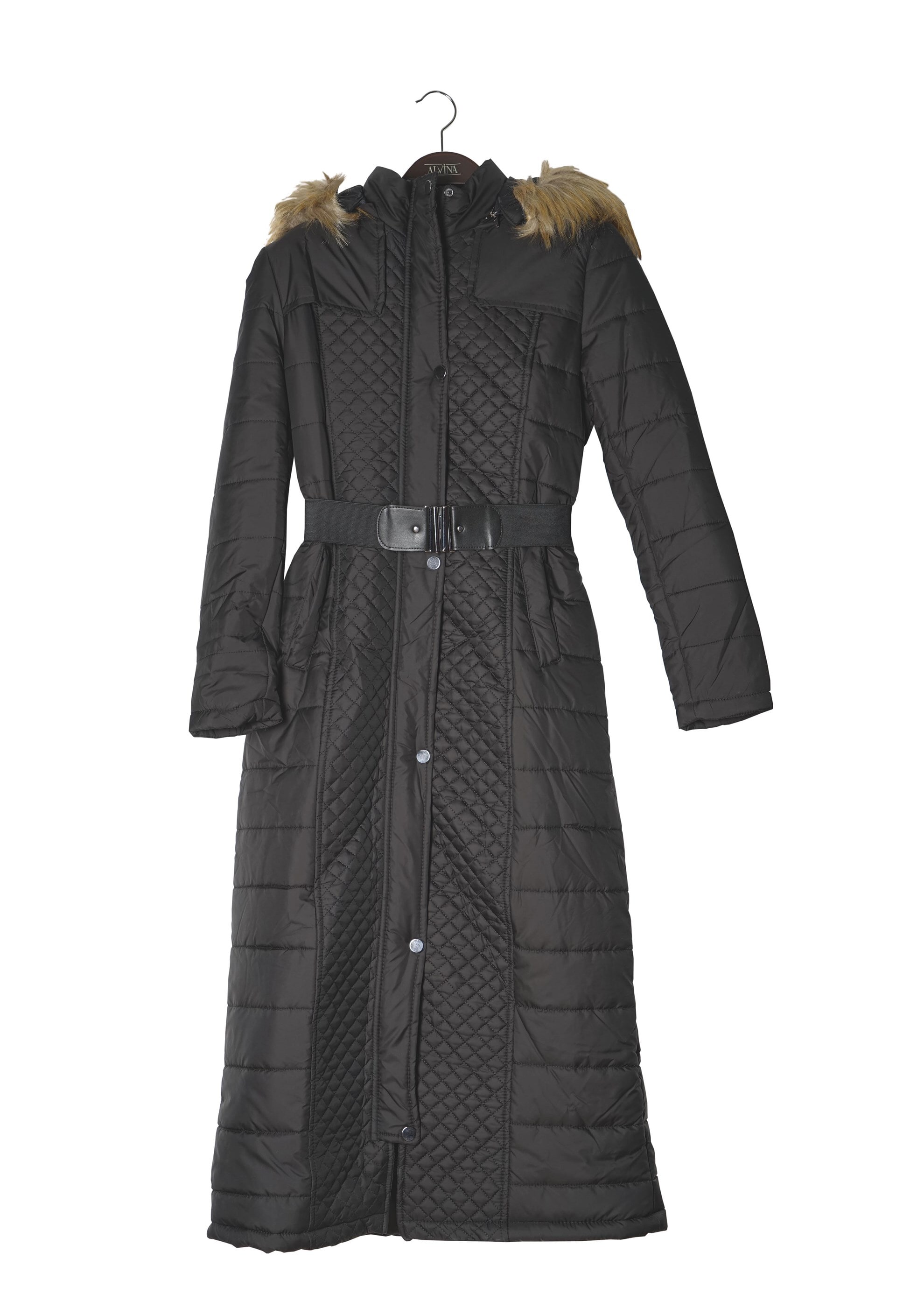 Tesettür giyim SİYAH 9512 KABAN