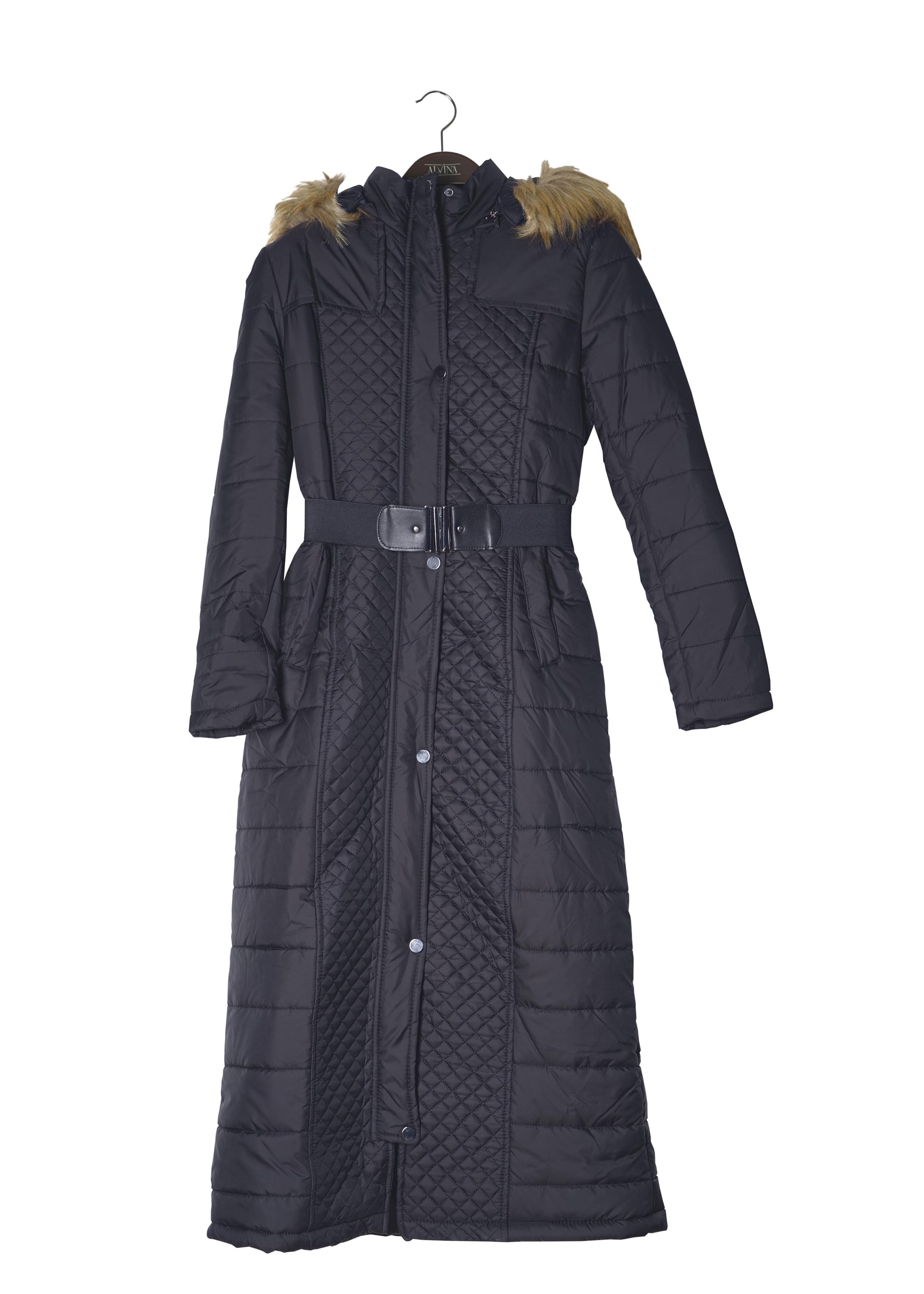 Tesettür giyim LACİVERT 9512 KABAN