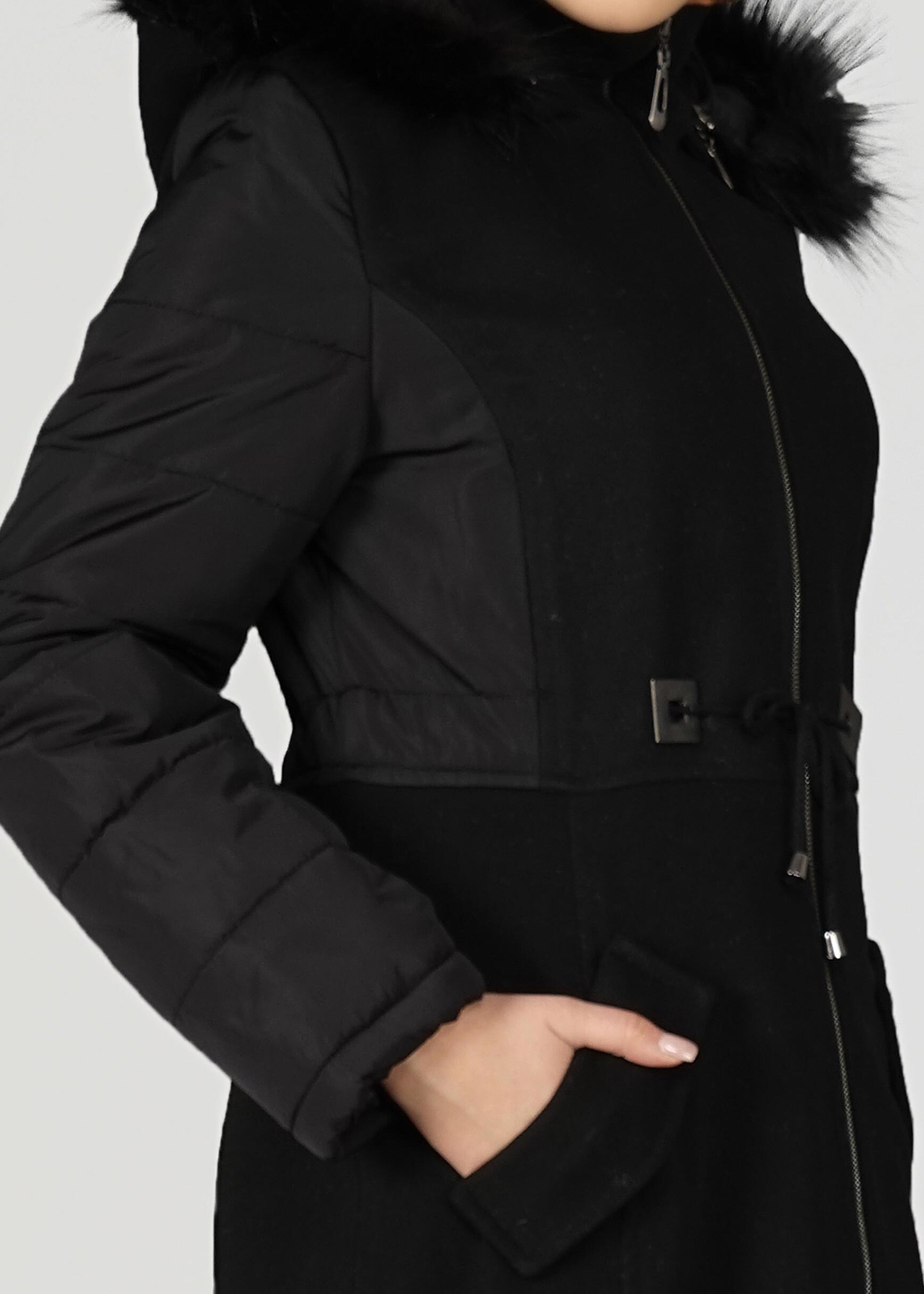 Tesettür giyim SİYAH 9514 KABAN