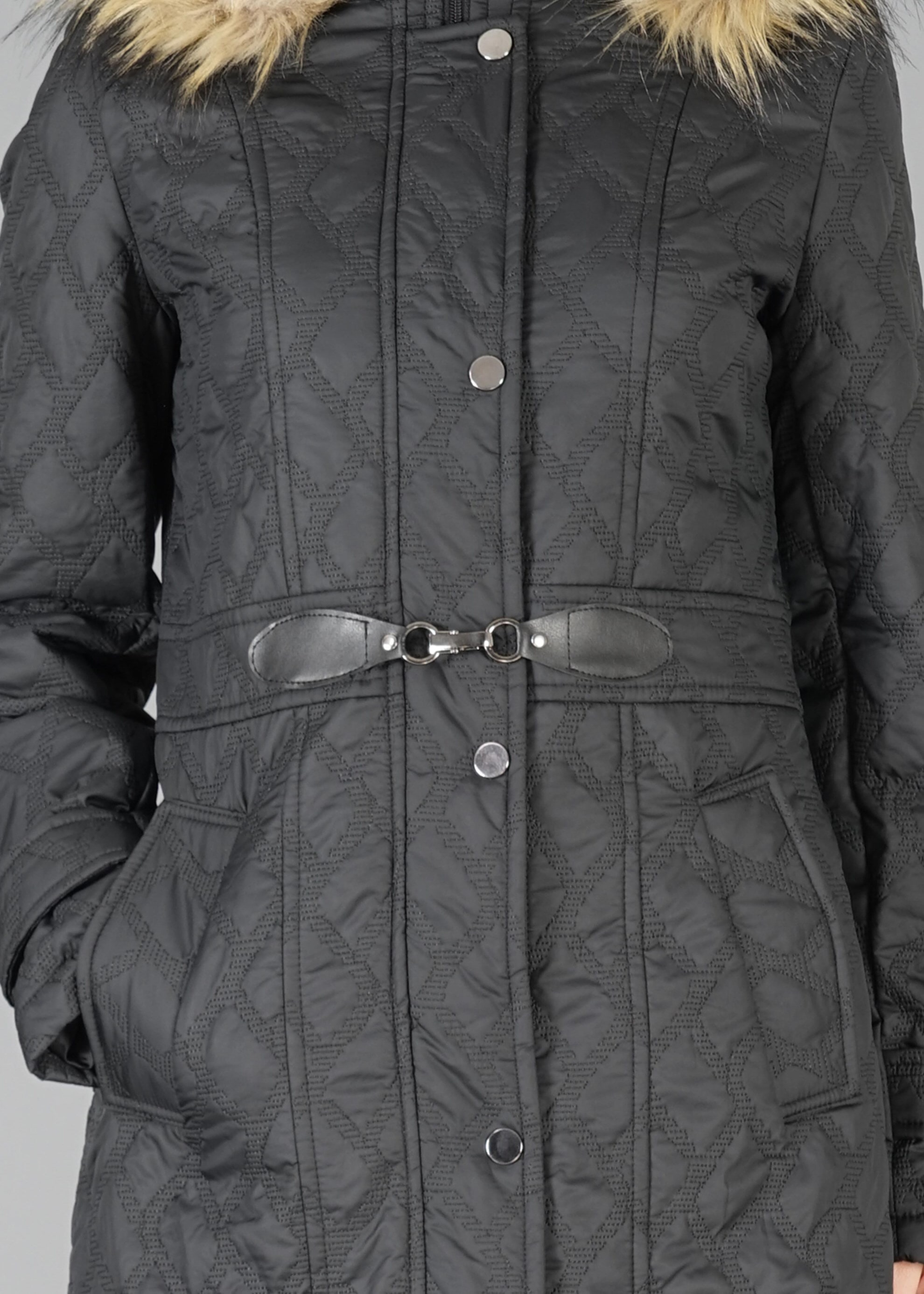 Tesettür giyim SİYAH 9533 KABAN