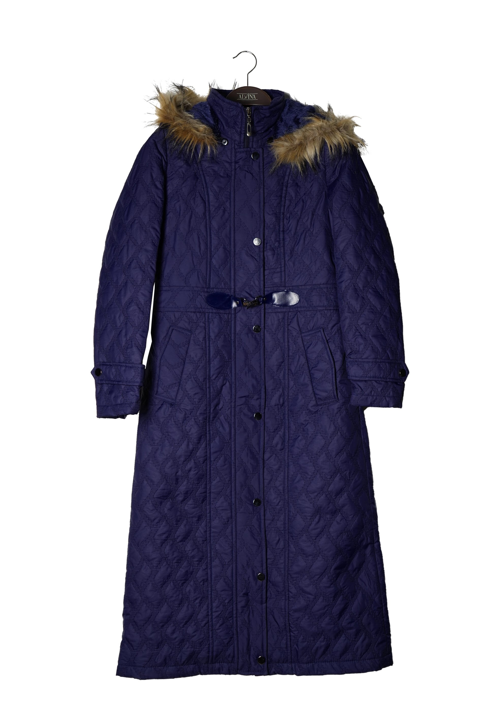 Tesettür giyim LACİVERT 9533 KABAN