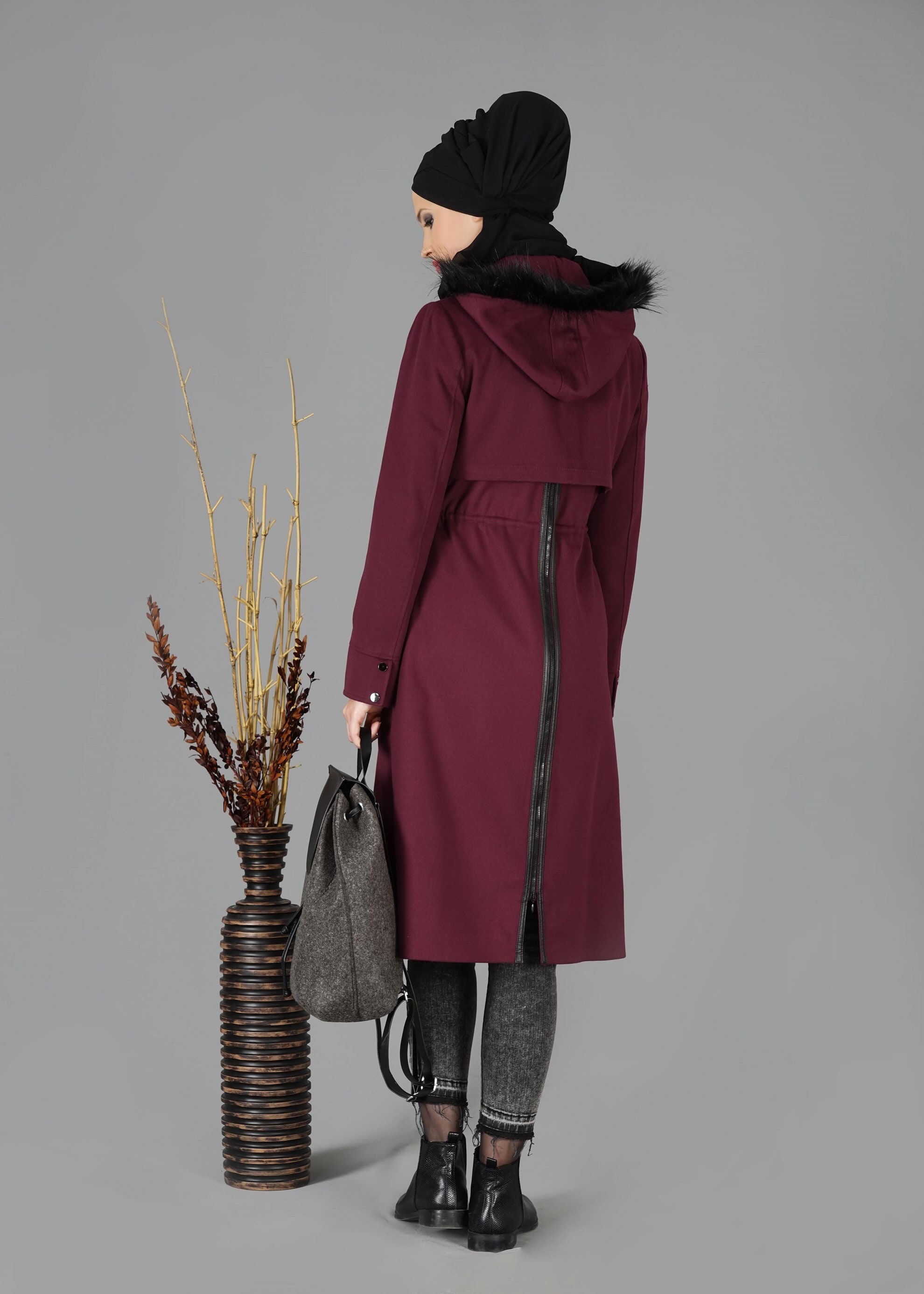 Tesettür giyim MOR 9535 KABAN