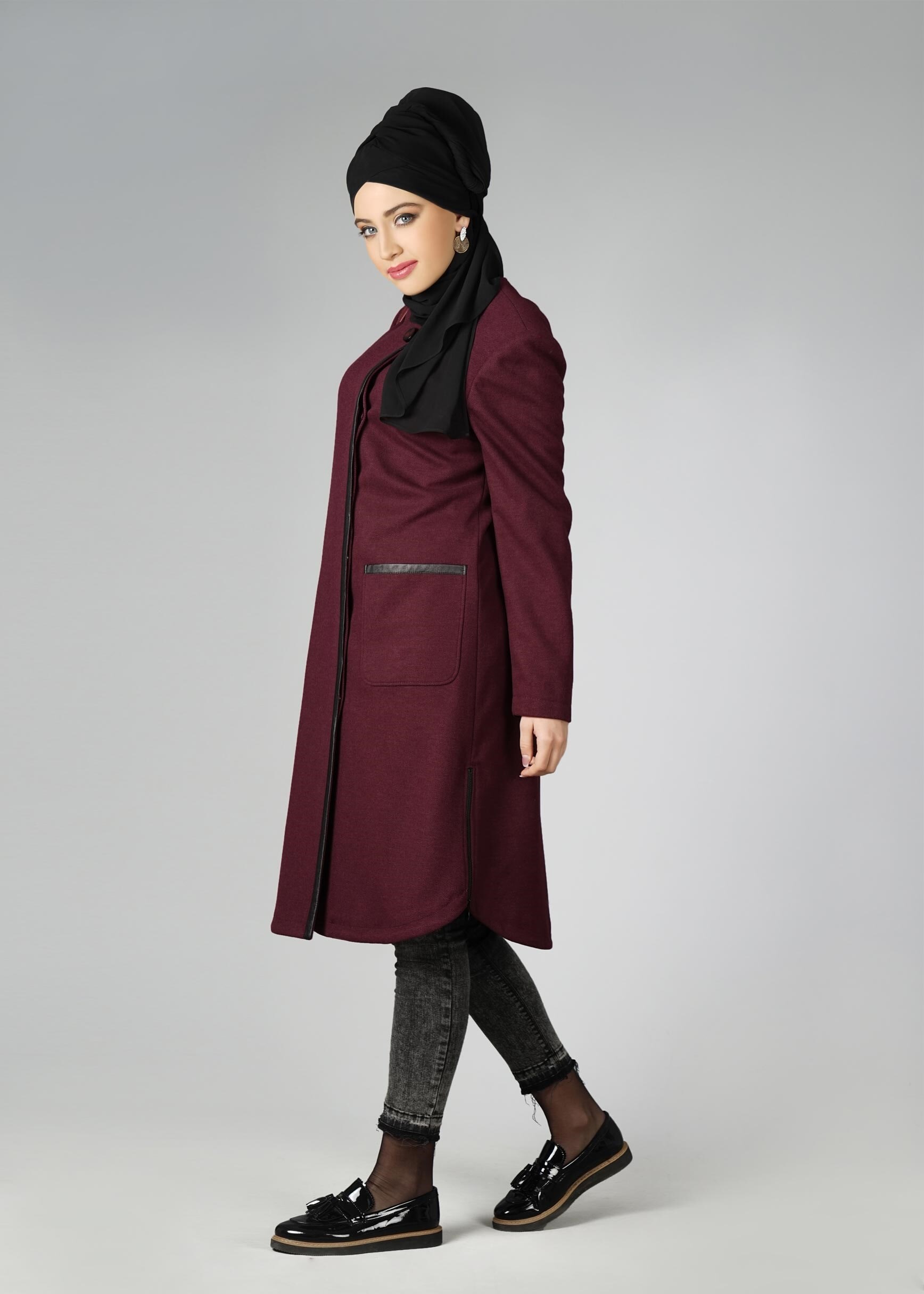 Tesettür giyim MÜRDÜM 9555 KABAN