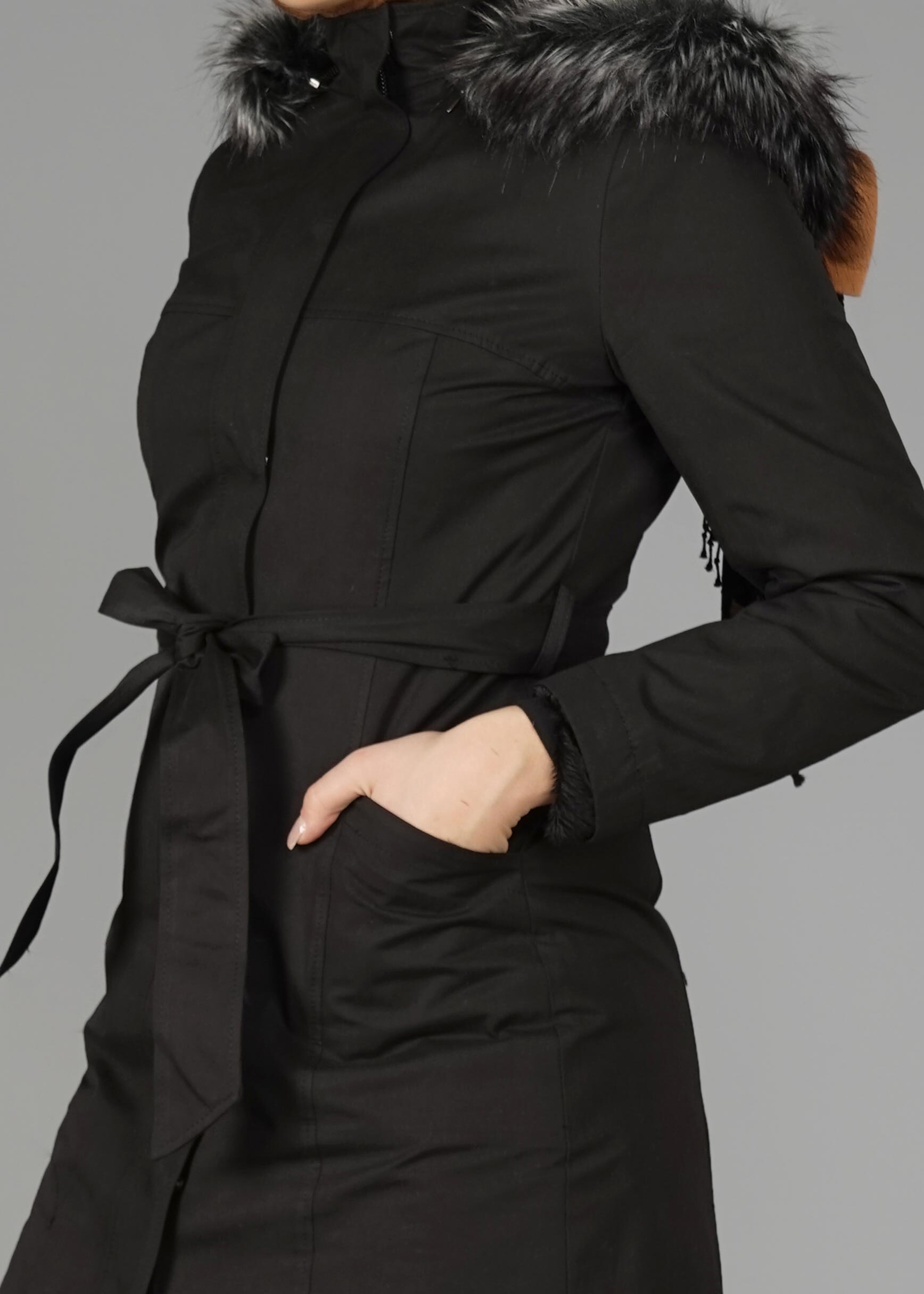 Tesettür giyim SİYAH 9559 KABAN 