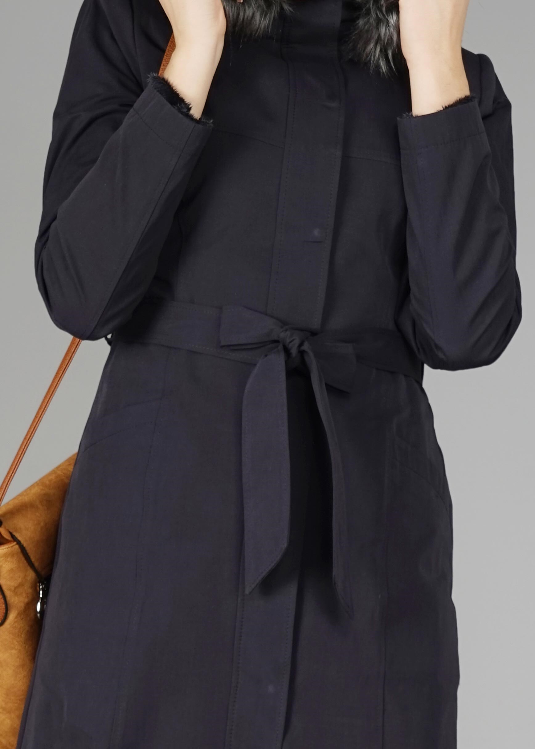 Tesettür giyim LACİVERT 9559 KABAN 