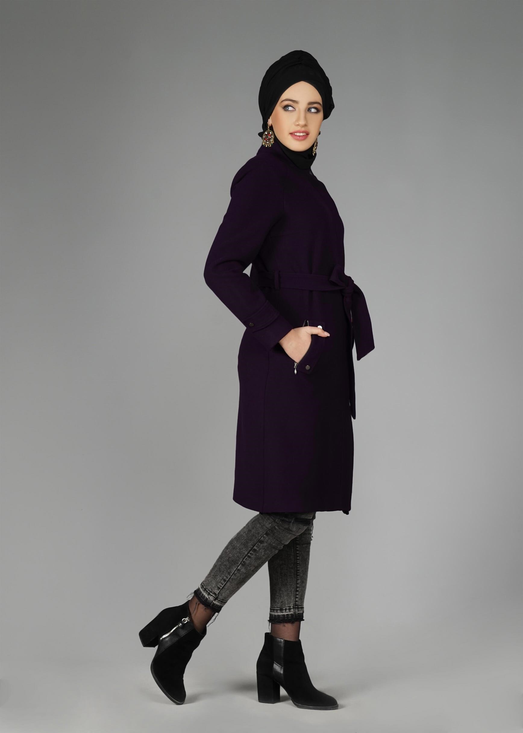 Tesettür giyim MOR 9562 KABAN