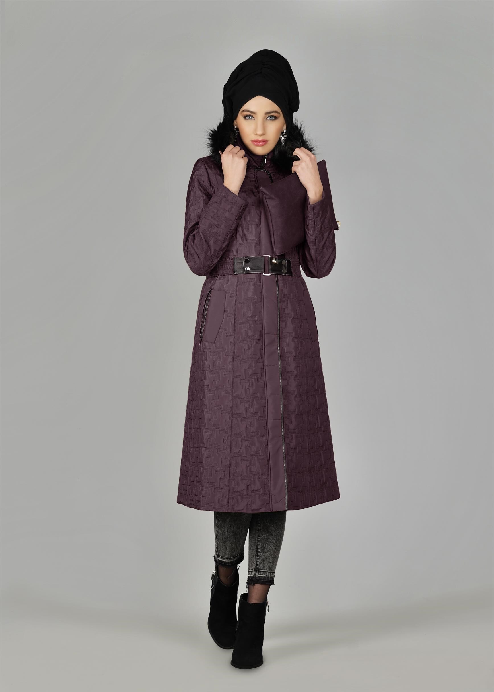 Tesettür giyim MÜRDÜM 9598 KABAN