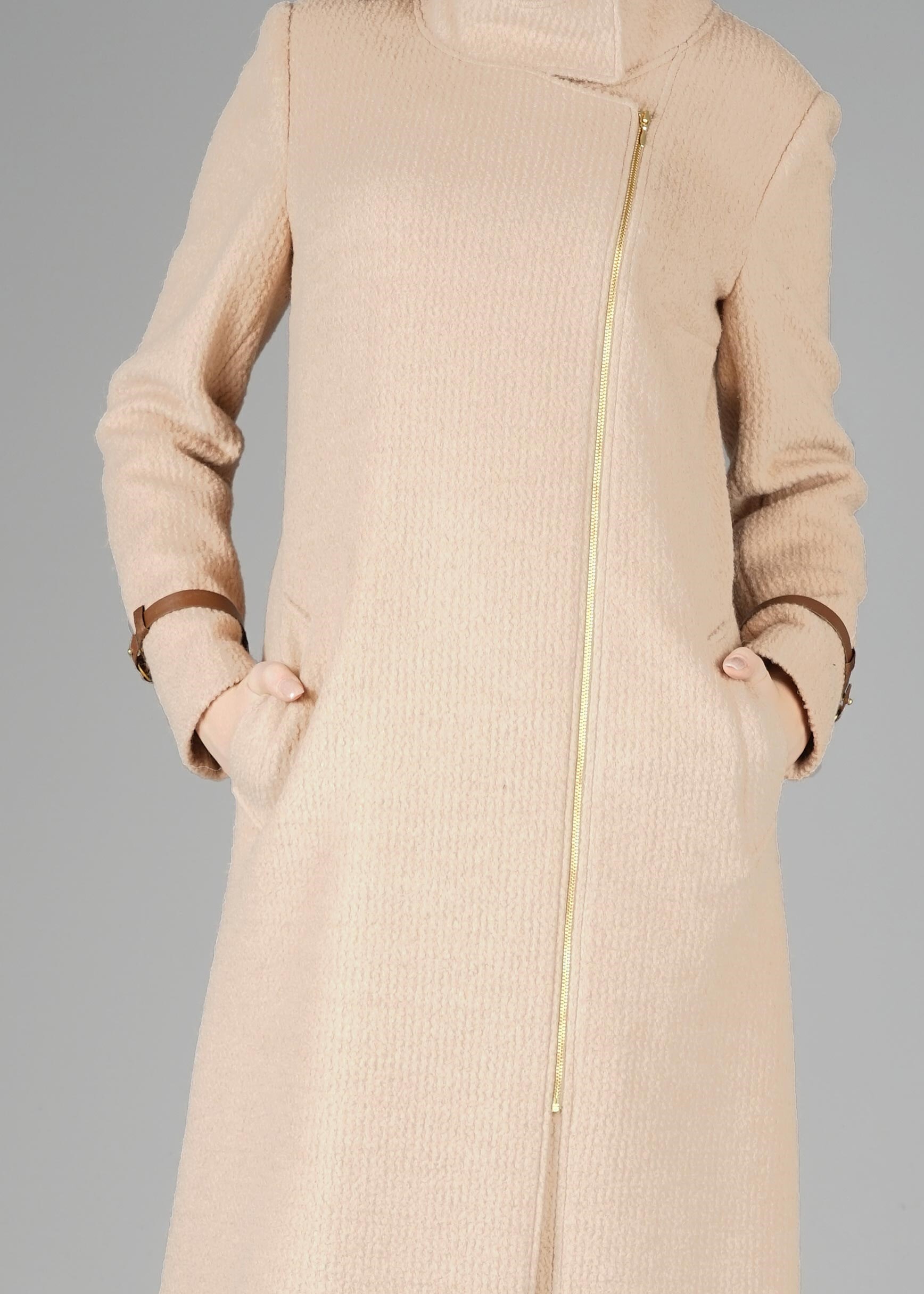 Tesettür giyim BEJ 9606 KABAN