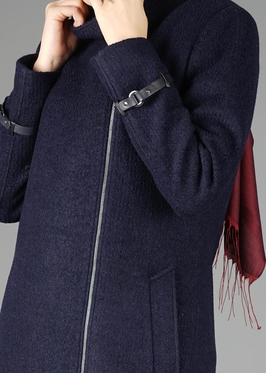 Tesettür giyim LACİVERT 9606 KABAN