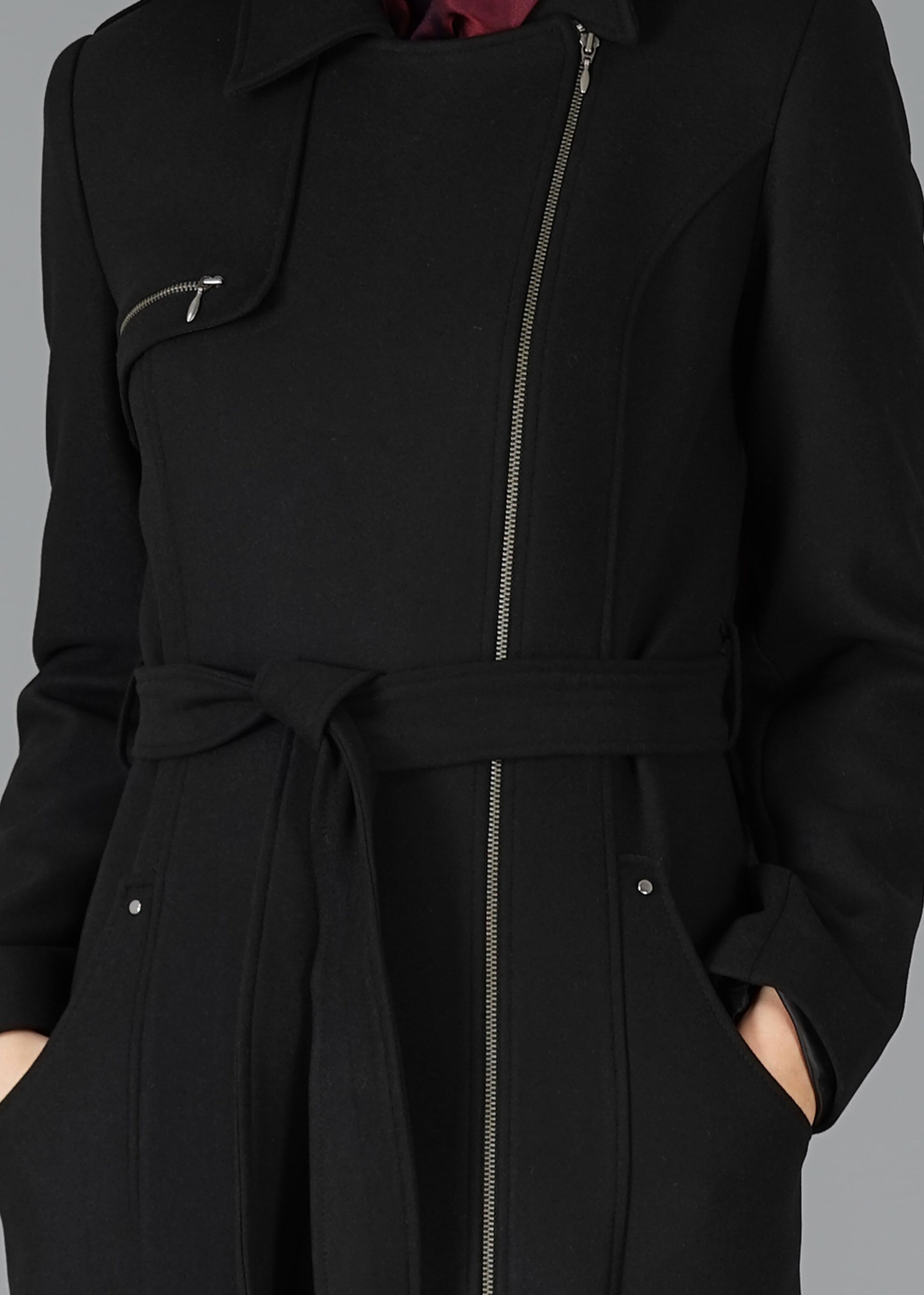 Tesettür giyim SİYAH 9462 MANTO