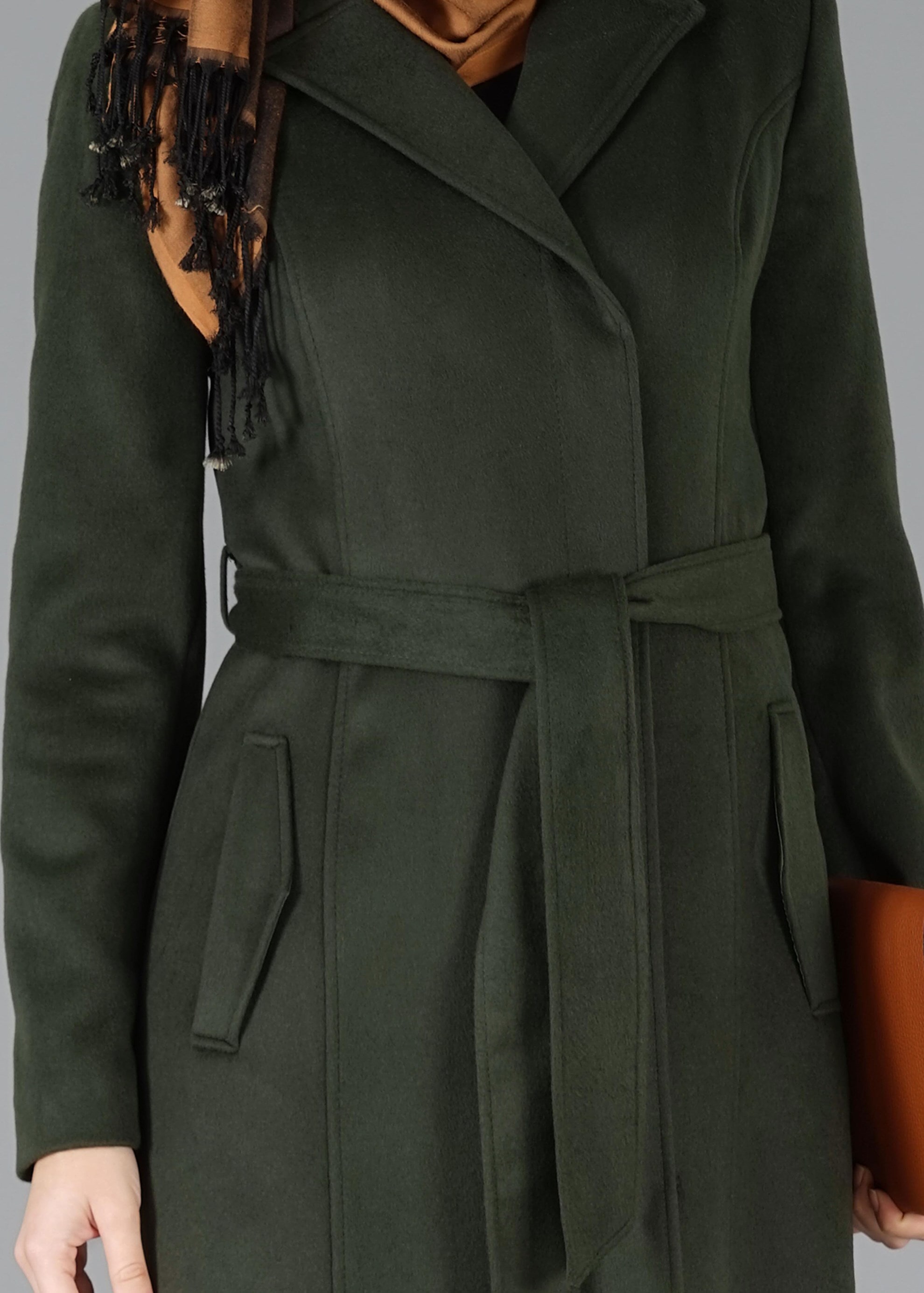 Tesettür giyim YEŞİL 9482 MANTO