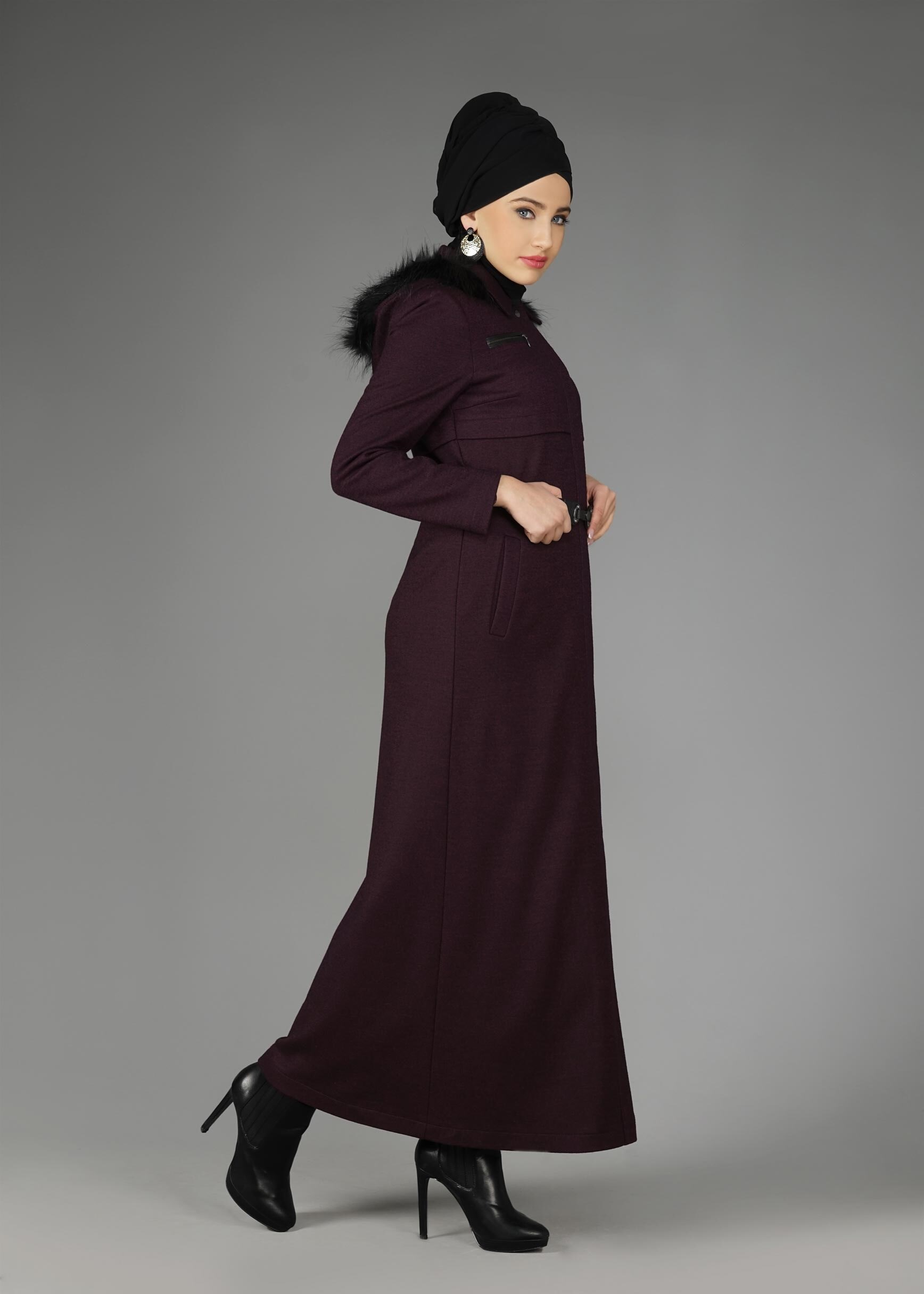 Tesettür giyim MOR 9579 MANTO