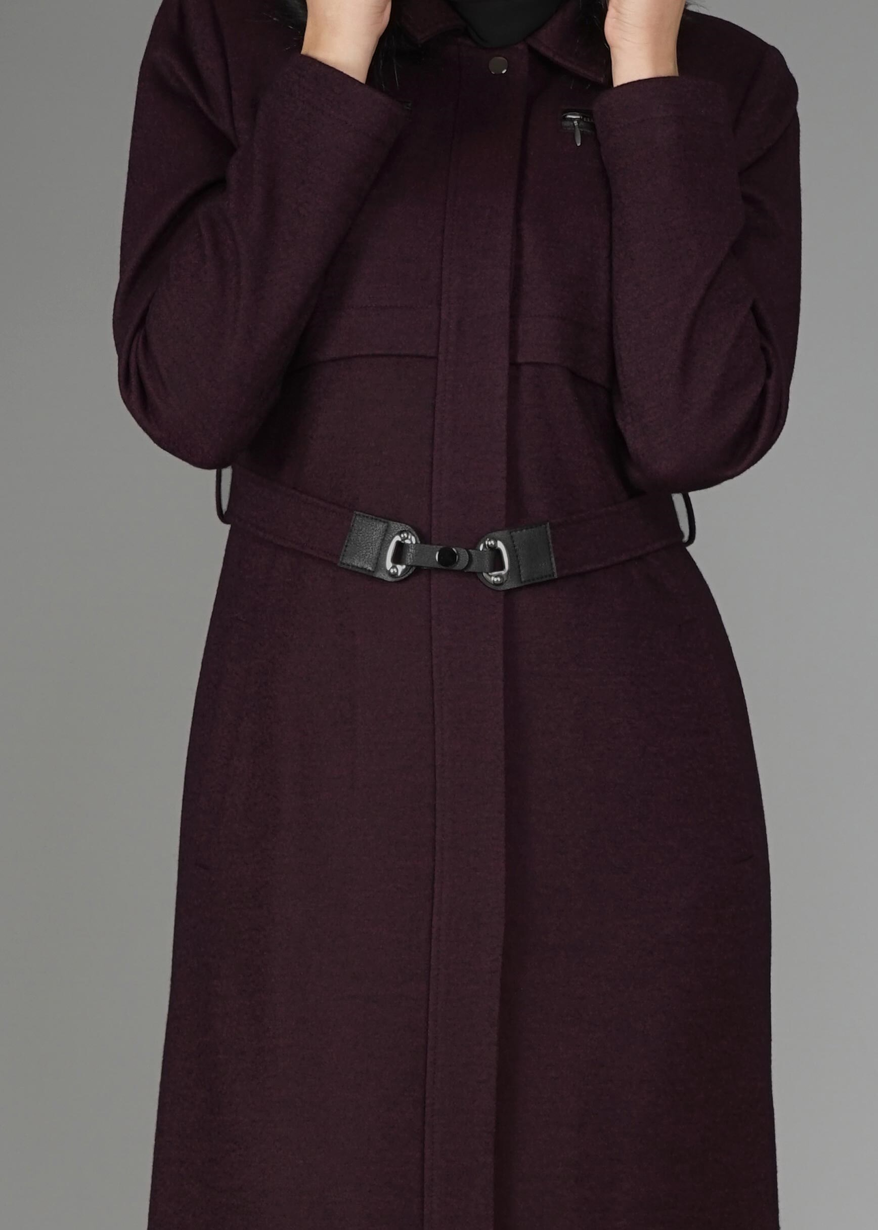 Tesettür giyim MOR 9579 MANTO