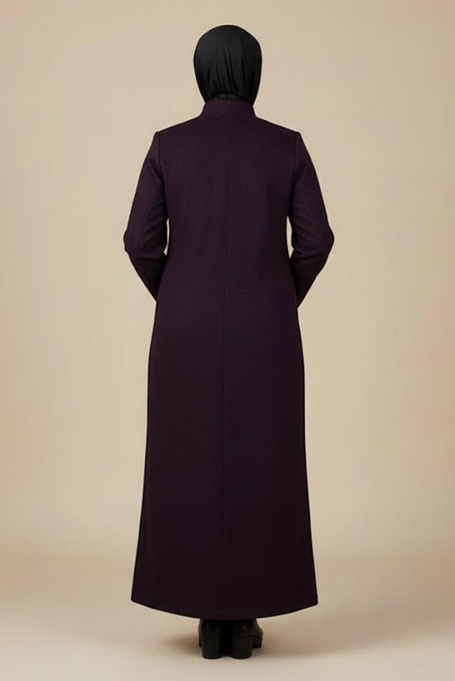 Hijab clothing DAMSON ZIPPED CACHE COAT 9588  - ALVİNA