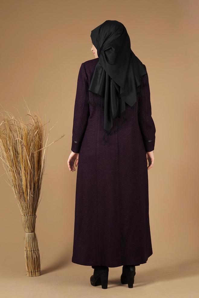 Hijab clothing DAMSON ZIPPED WALKER COAT 9588  - ALVİNA