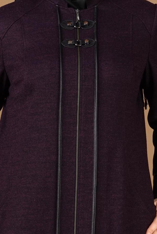 Hijab clothing DAMSON ZIPPED WALKER COAT 9588  - ALVİNA