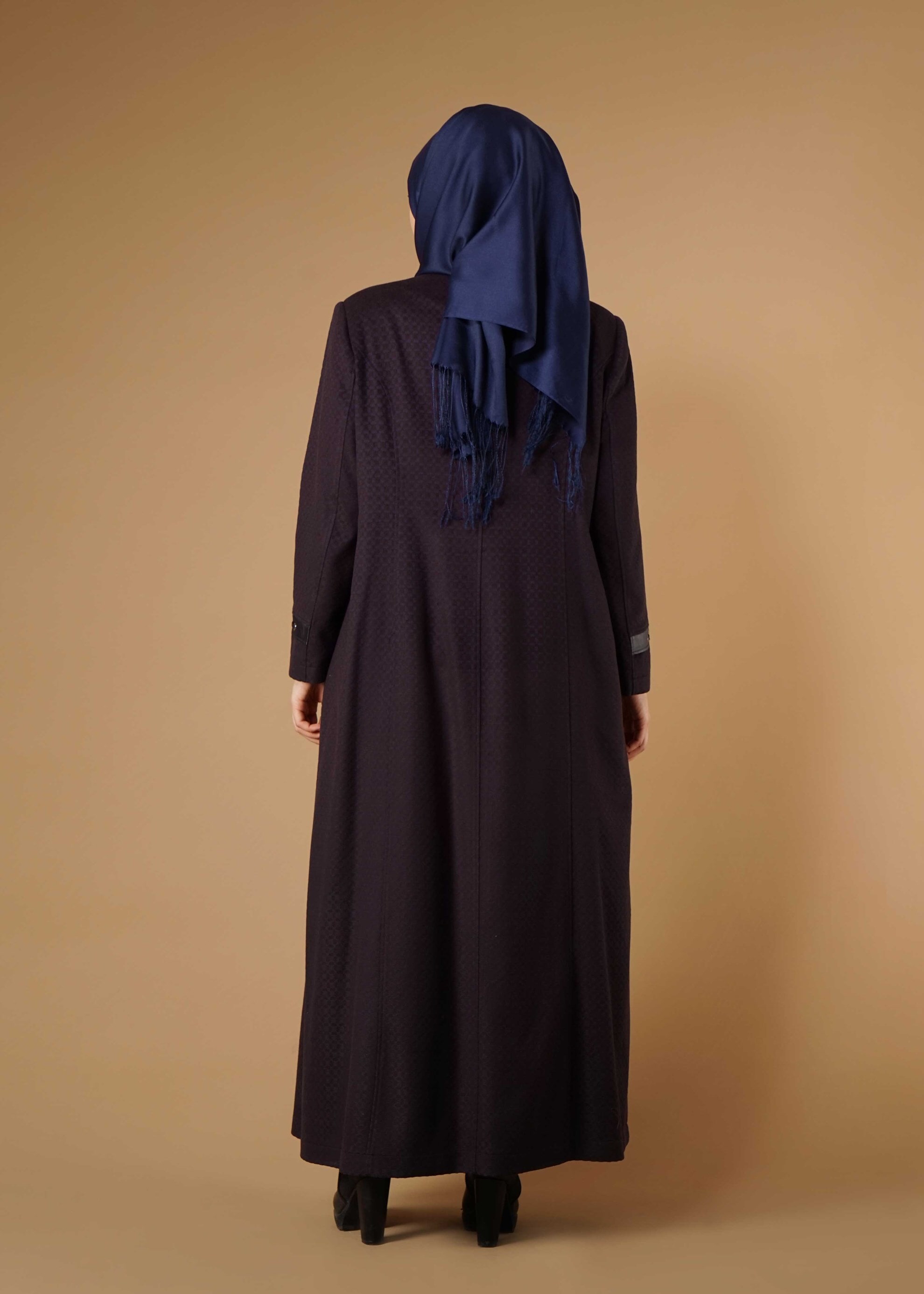 Tesettür giyim LACİVERT 9616 MANTO