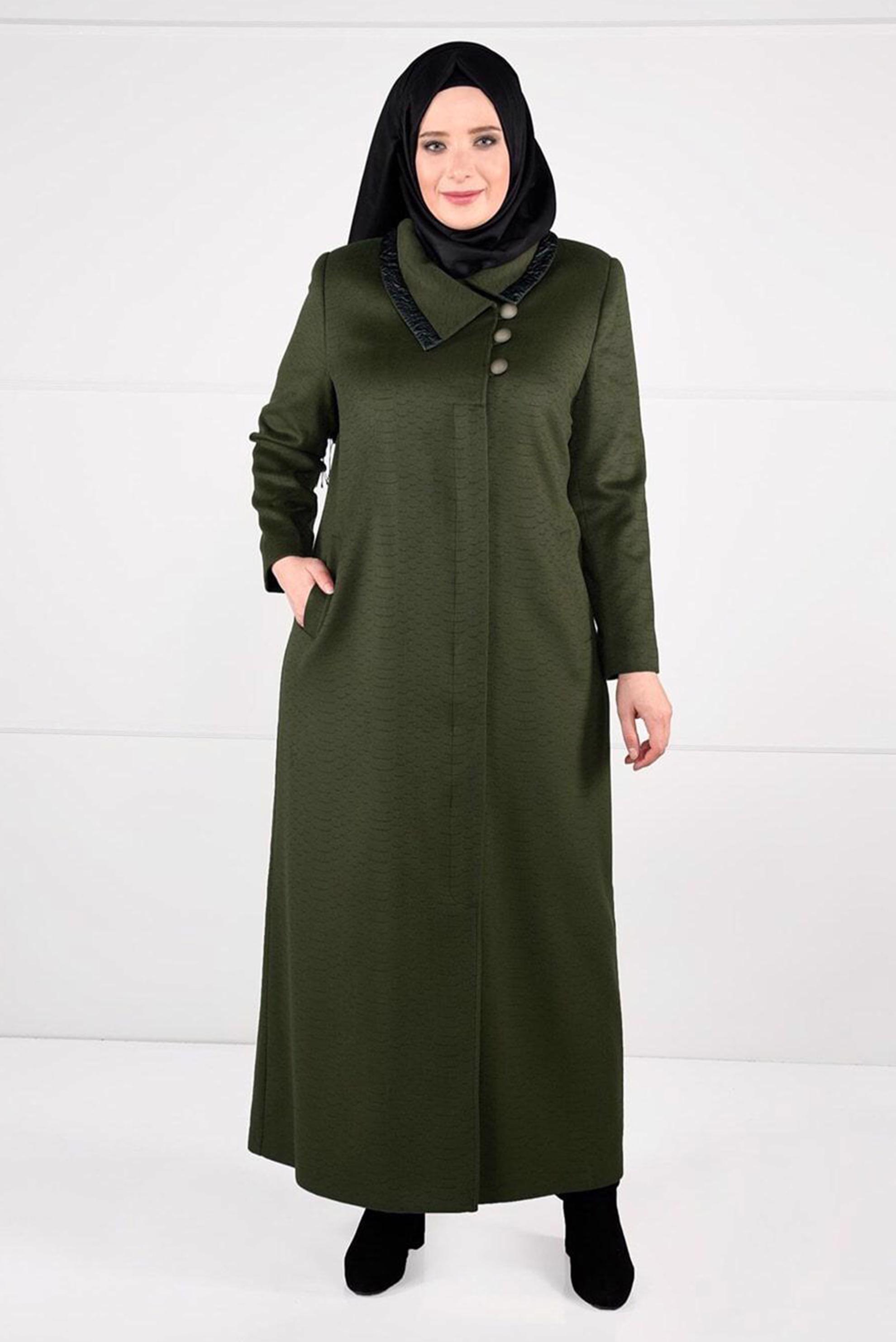 Vêtements hijab KAKI 9620 NEXT DES.115 MANTO 46/52 TEK44