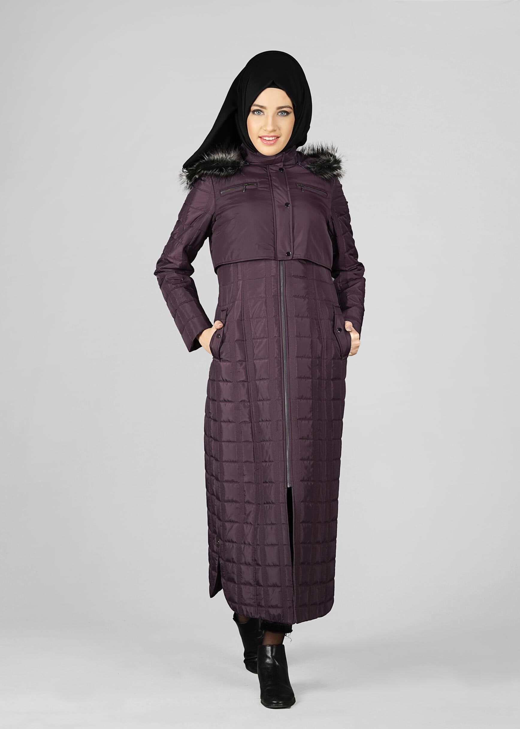 Tesettür giyim MÜRDÜM 9622 MANTO