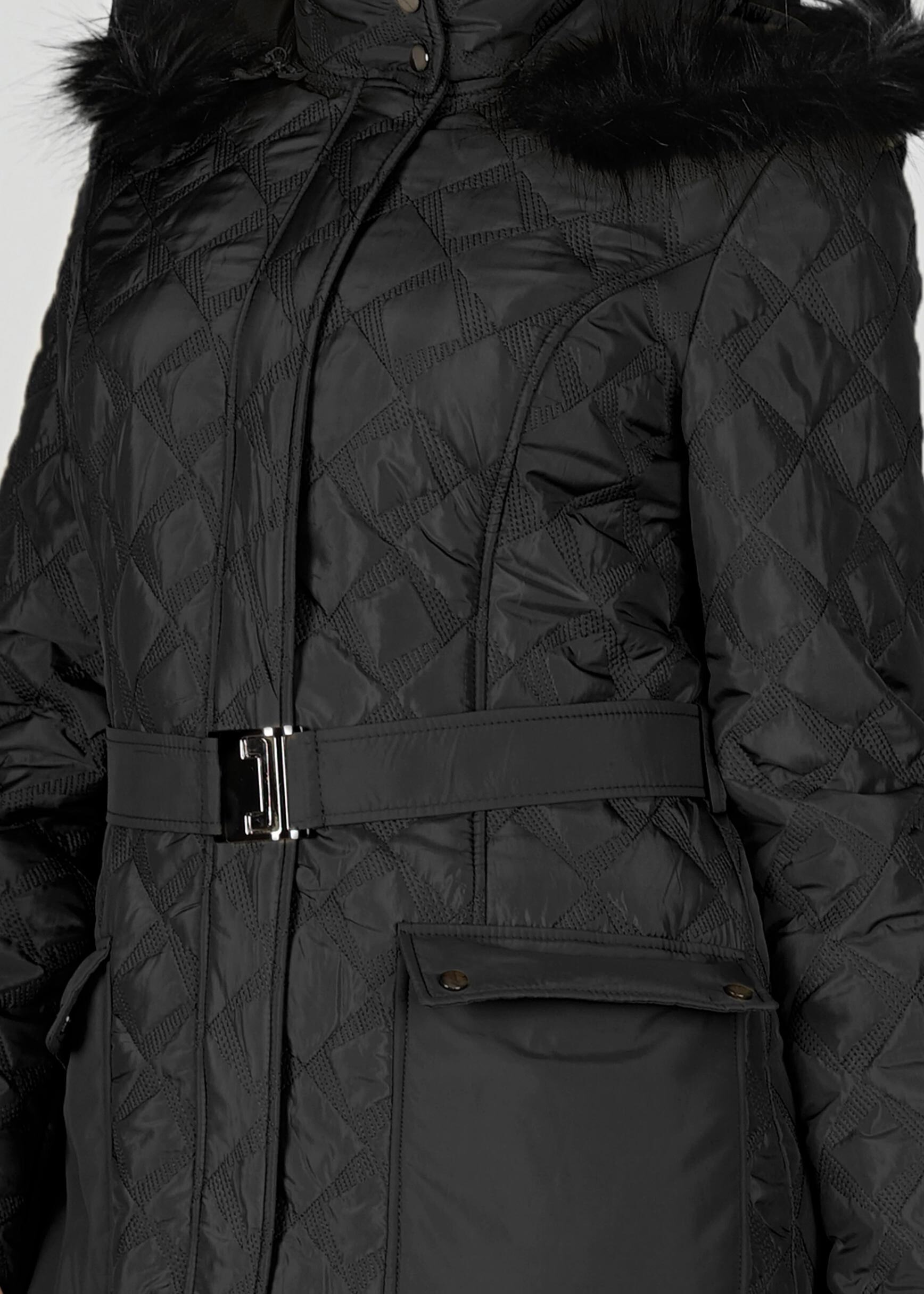 Tesettür giyim SİYAH 9623 MANTO