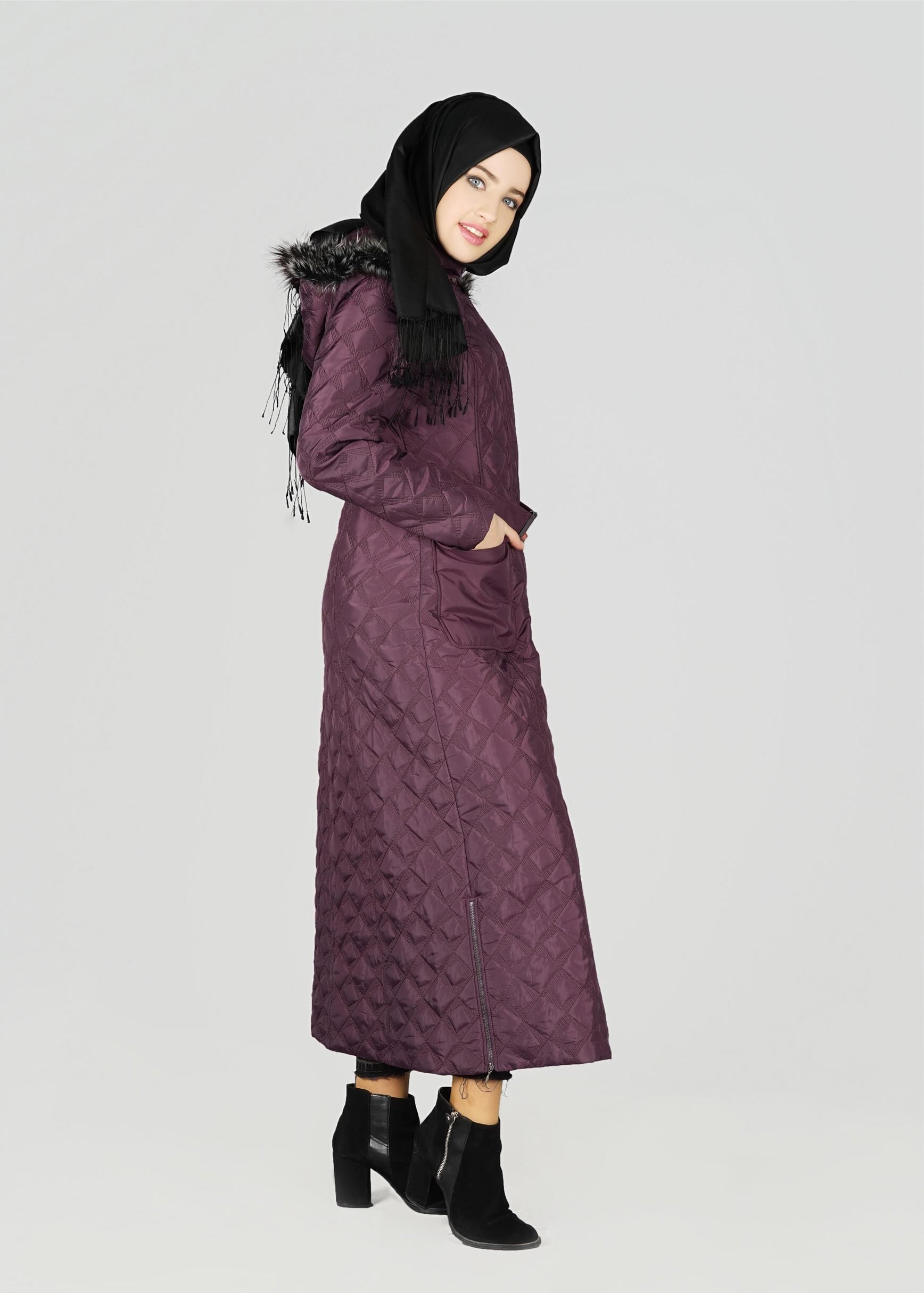 Tesettür giyim MÜRDÜM 9623 MANTO