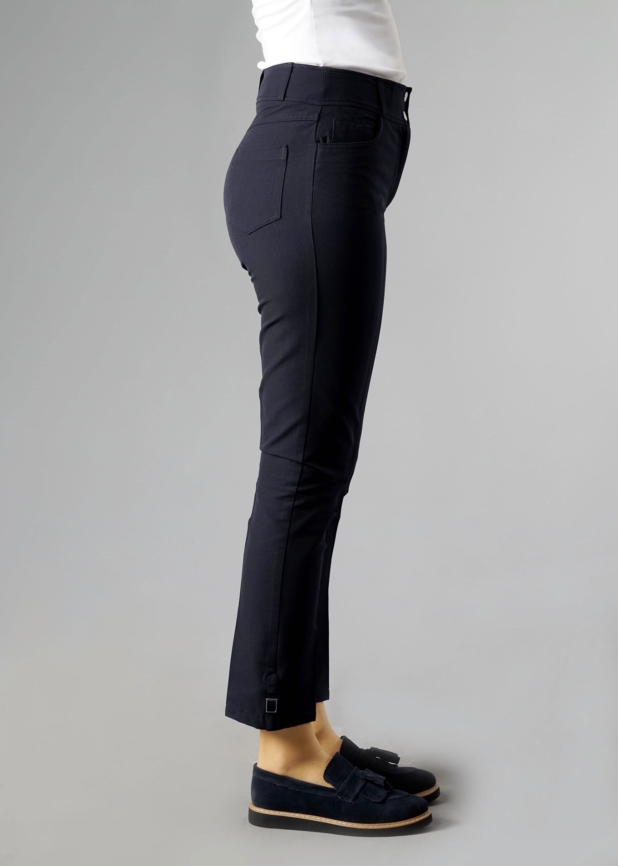 Tesettür giyim LACİVERT DAR PAÇA PANTOLON 7003 