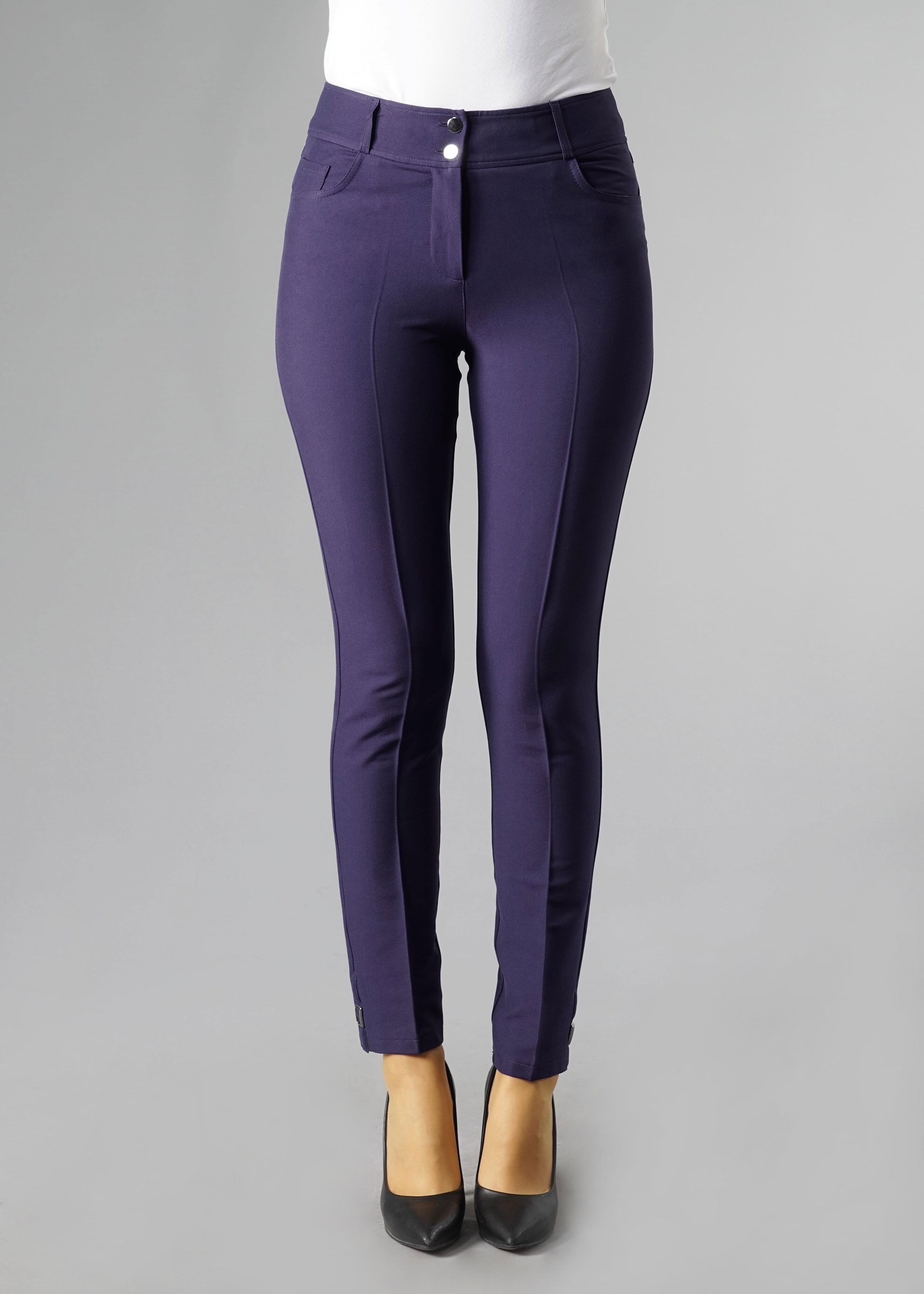 Tesettür giyim LACİVERT DAR PAÇA PANTOLON 7003 