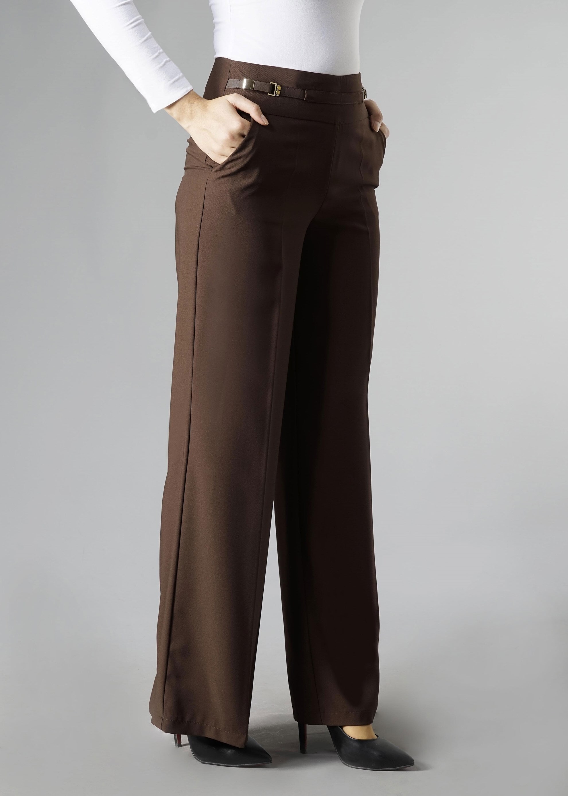 Tesettür giyim KAHVE 7005 PANTOLON