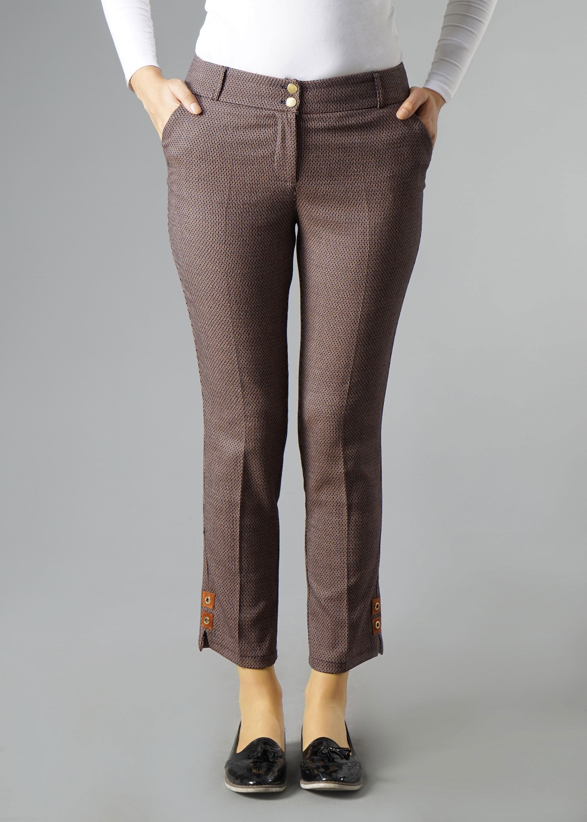 Tesettür giyim TURUNCU 7008 PANTOLON