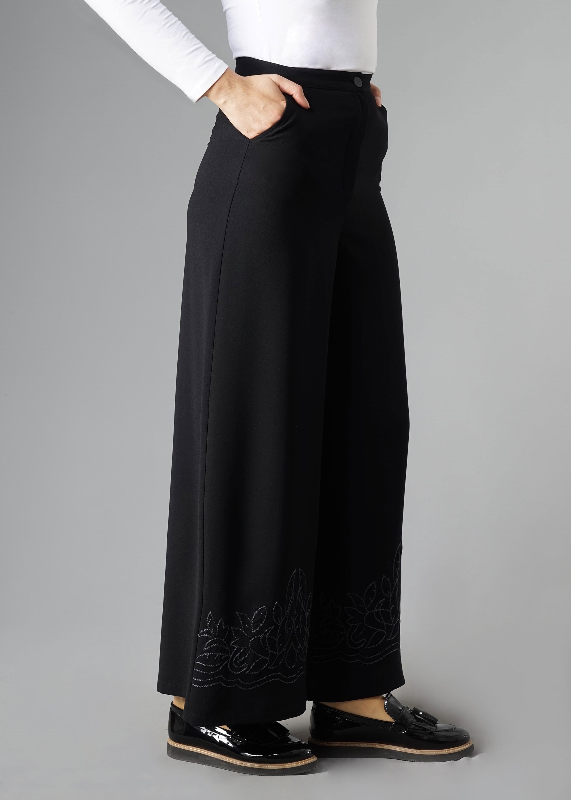 Tesettür giyim SİYAH 7021 PANTOLON