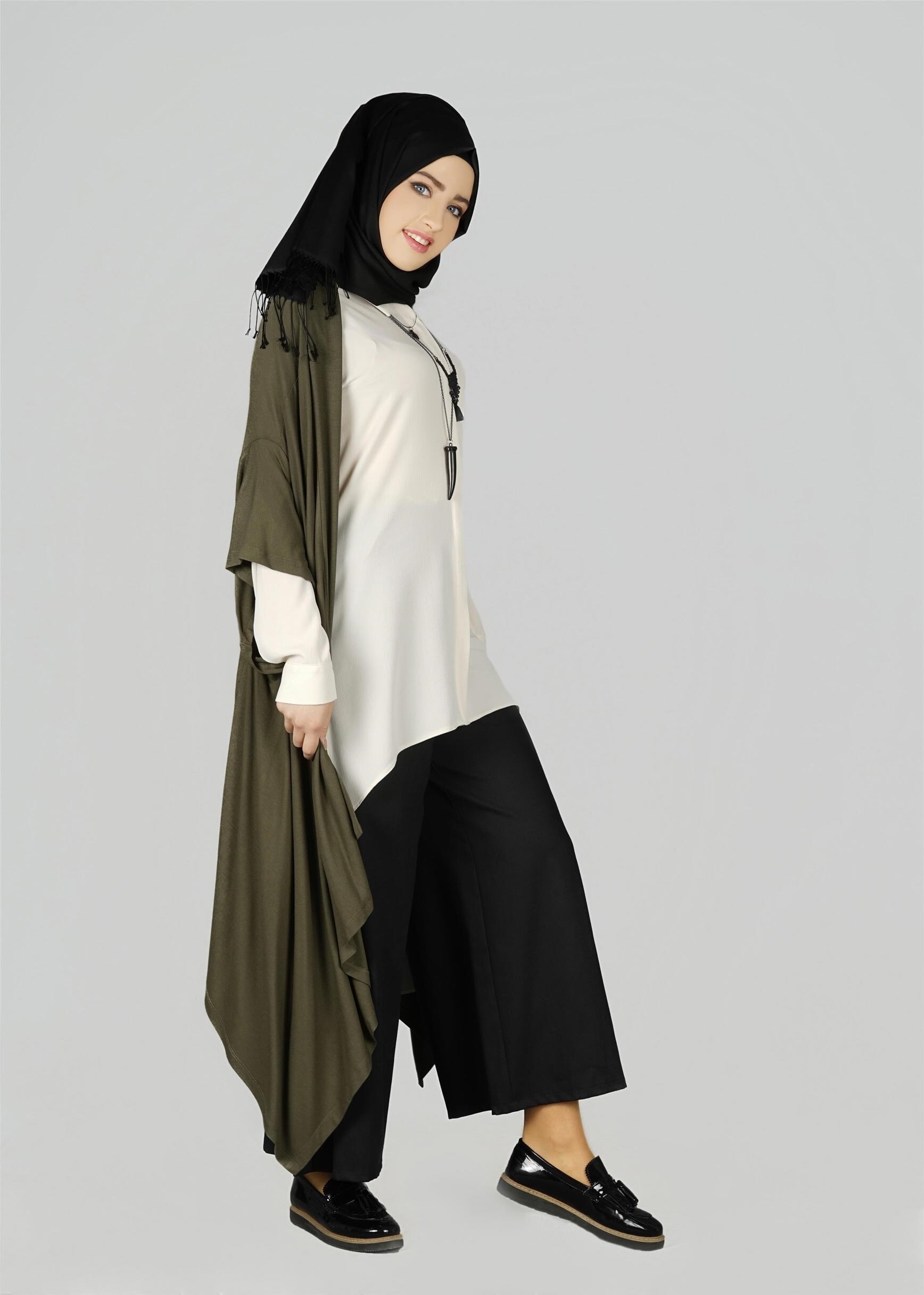 Tesettür giyim SİYAH 7022 PANTOLON