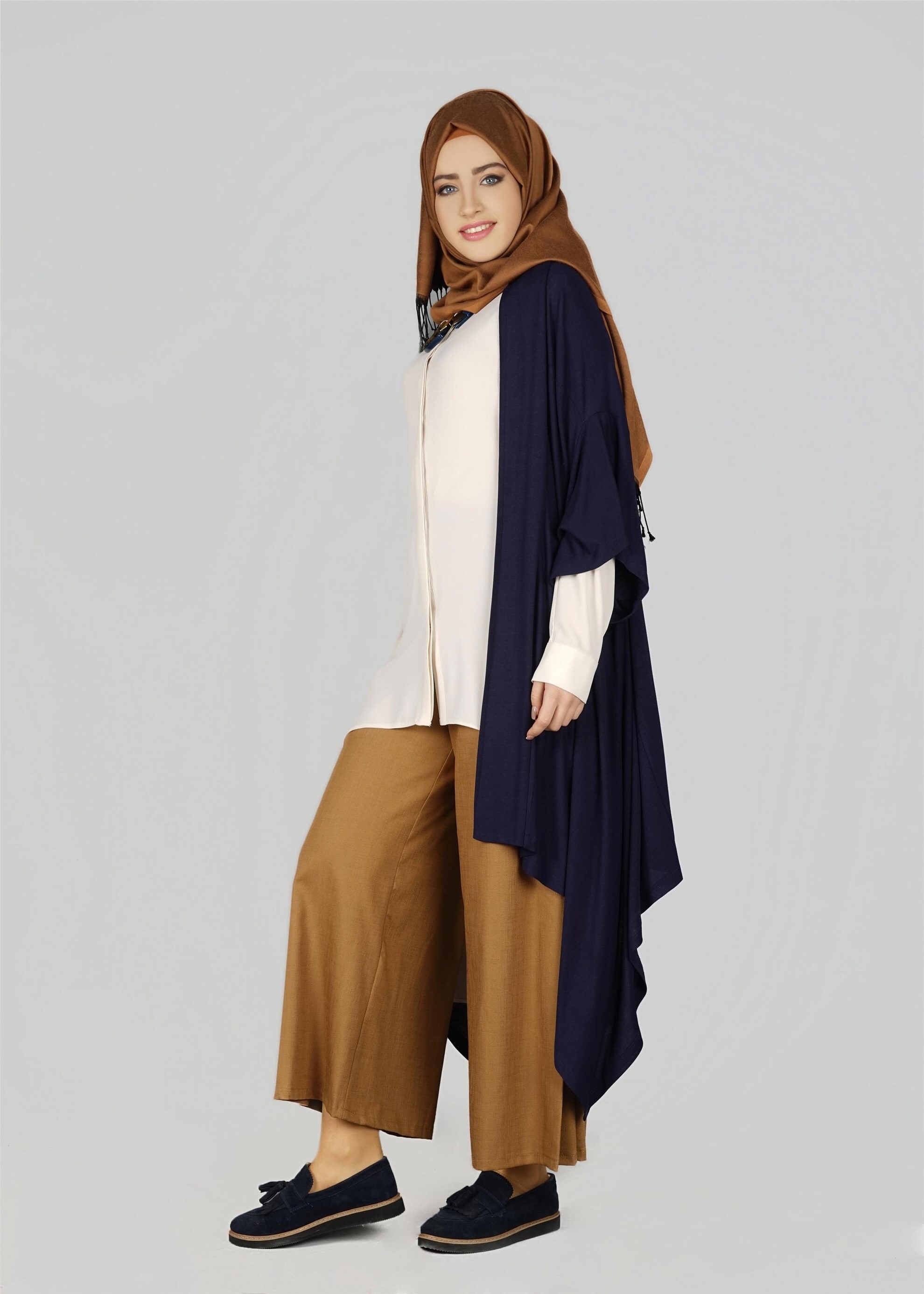 Tesettür giyim KAHVE 7022 PANTOLON