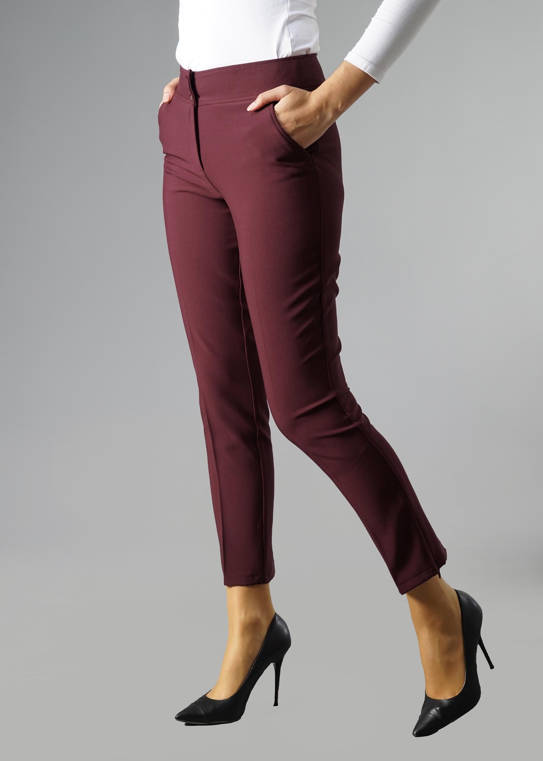 Tesettür giyim BORDO 7024 PANTOLON