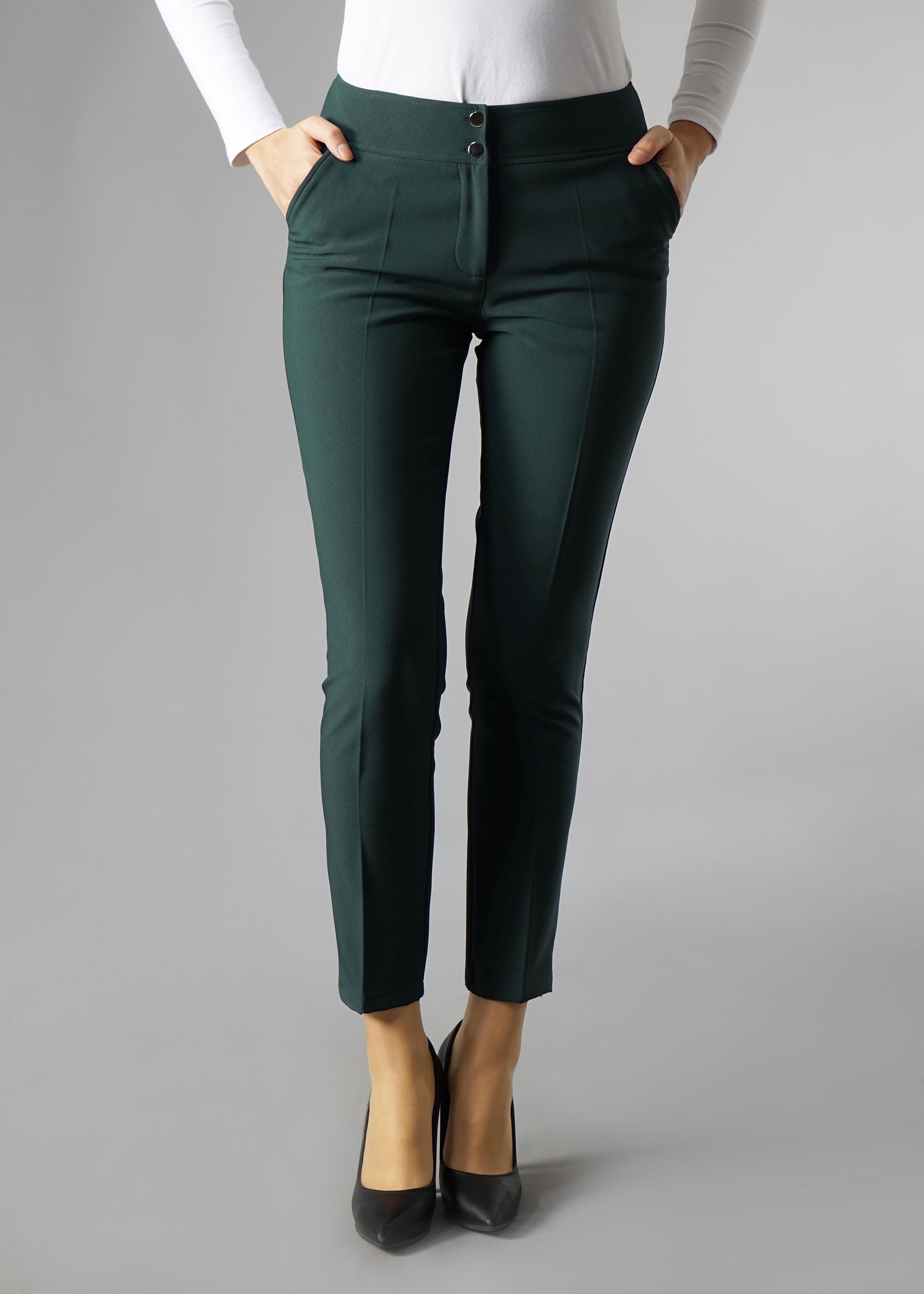 Tesettür giyim YEŞİL 7024 PANTOLON