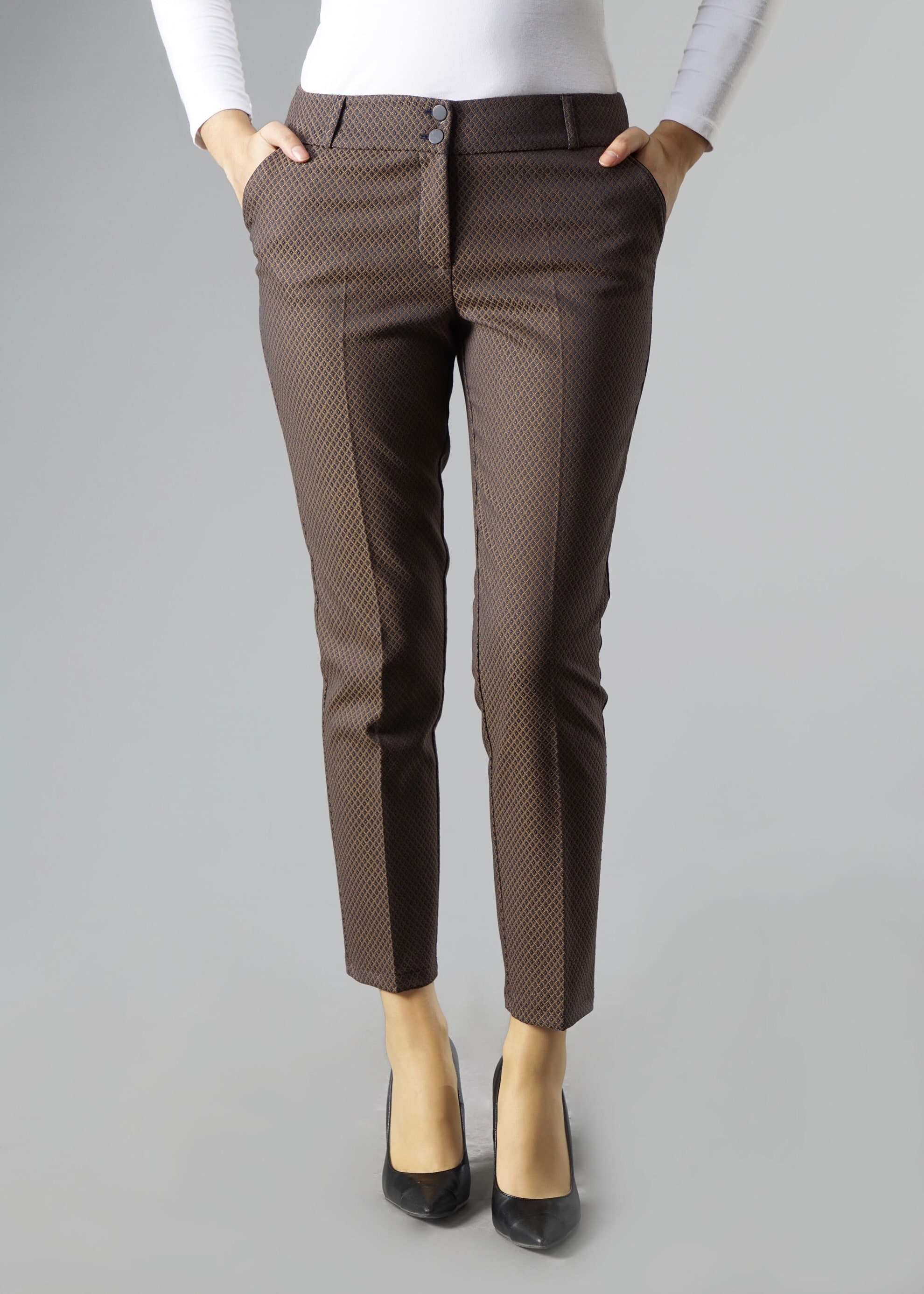 Tesettür giyim KAHVE 7025 PANTOLON