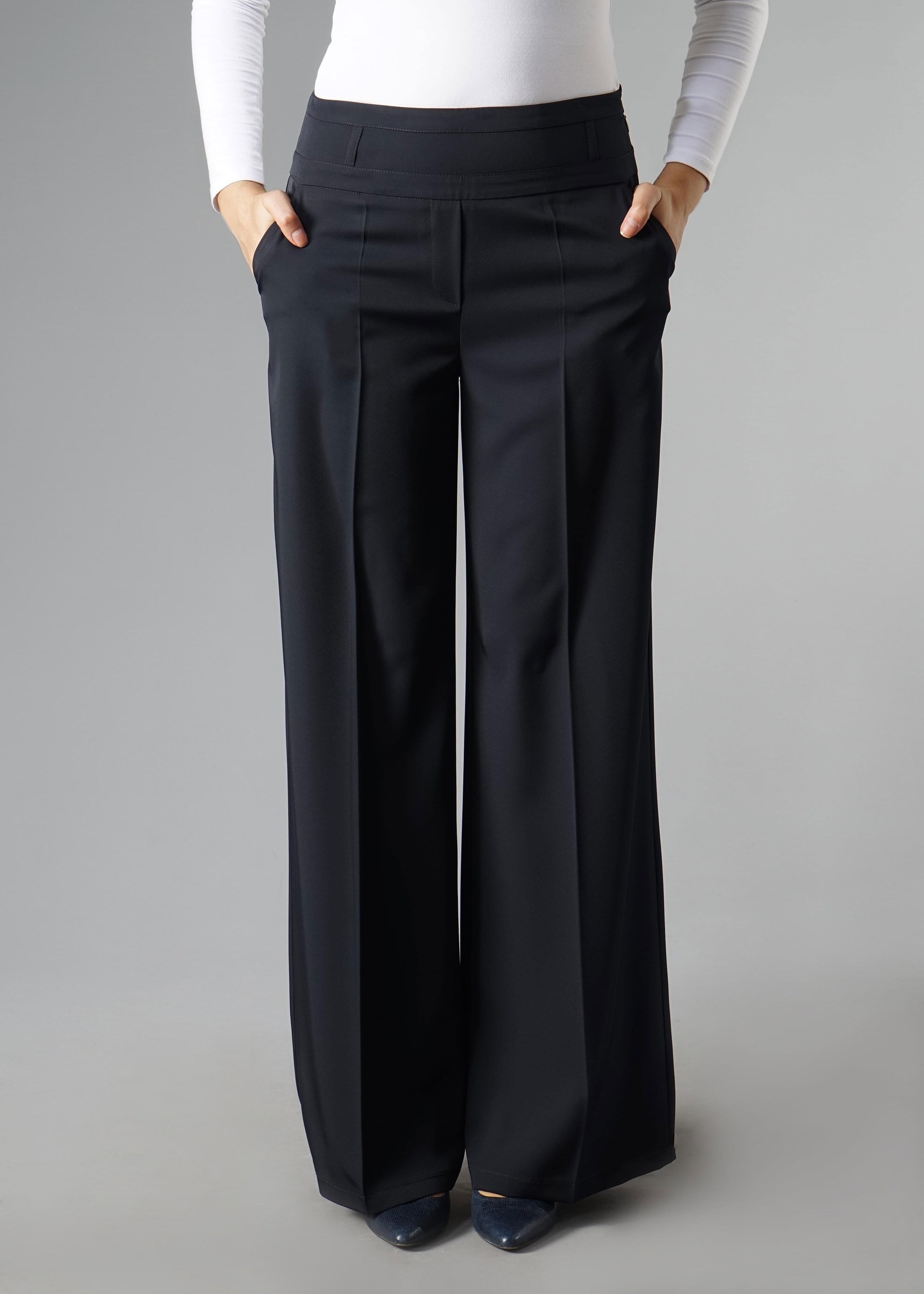 Tesettür giyim LACİVERT 7032 Sarah Tesettür Pantolon 40/48 TEK38