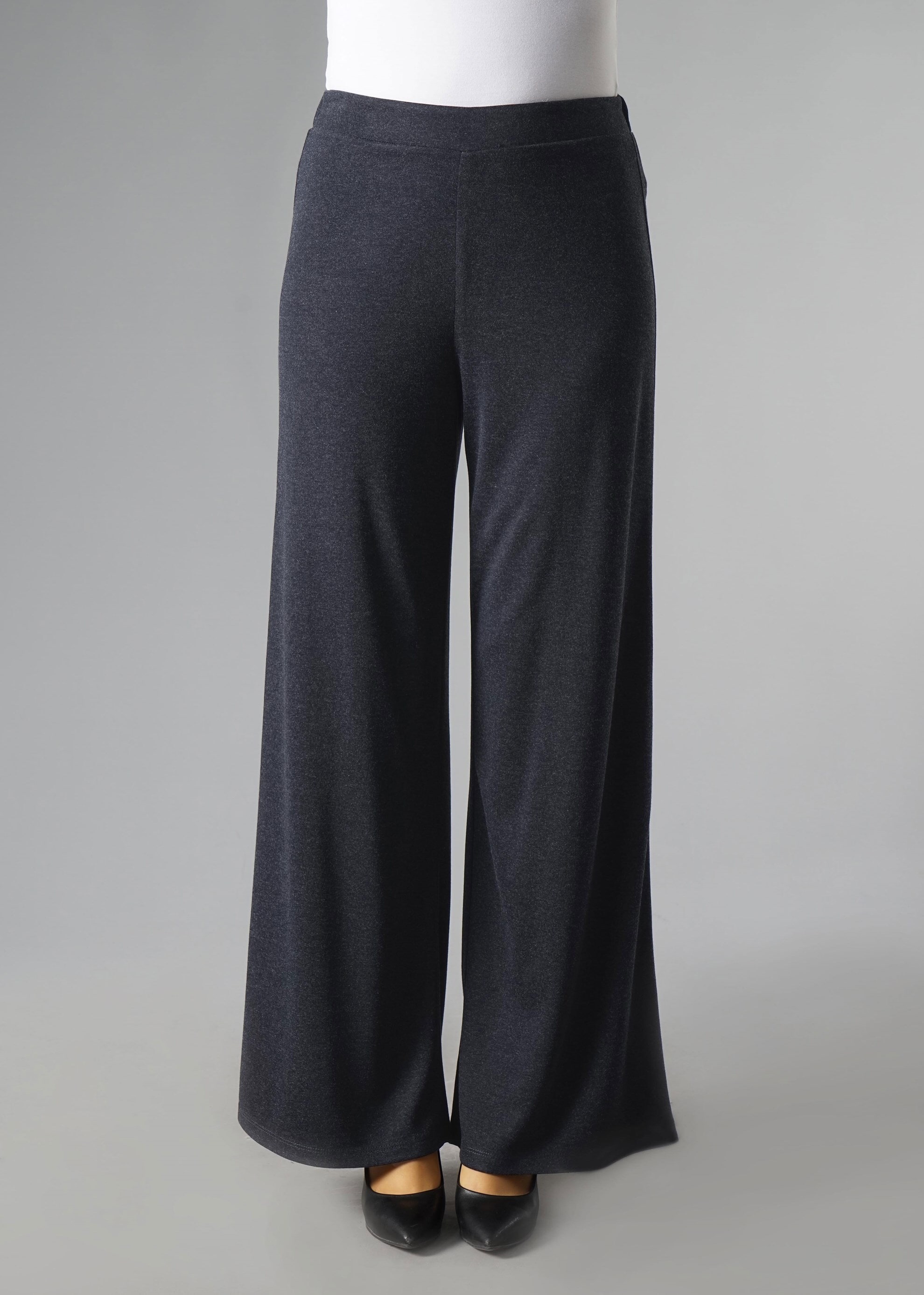 Tesettür giyim LACİVERT 7035 Akasya Örme Tesettür Pantolon 40/48 TEK38