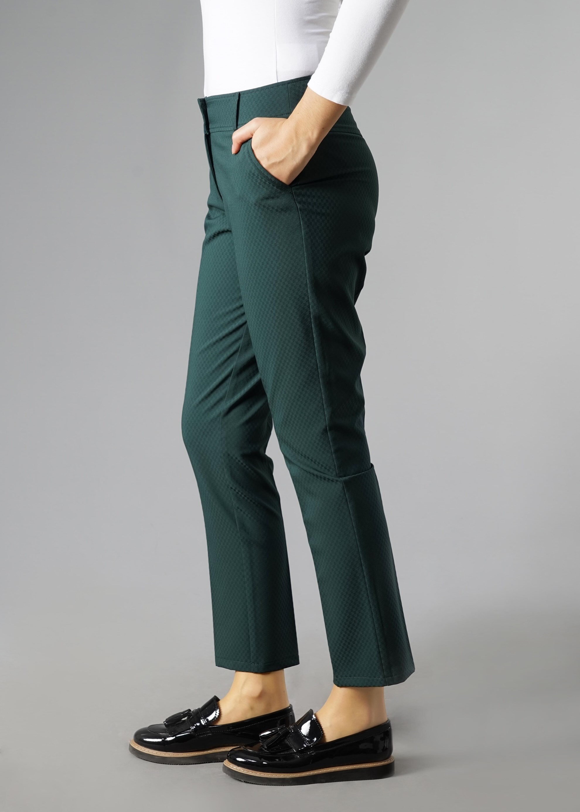 Tesettür giyim YEŞİL 7040 PANTOLON