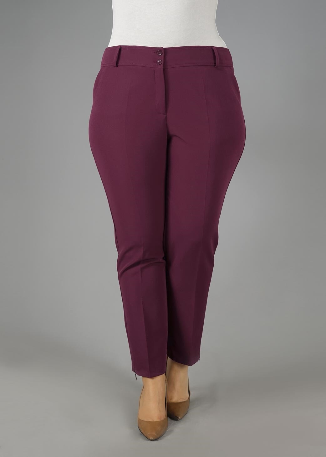 Tesettür giyim MÜRDÜM KLASİK KESİM PANTOLON 7041