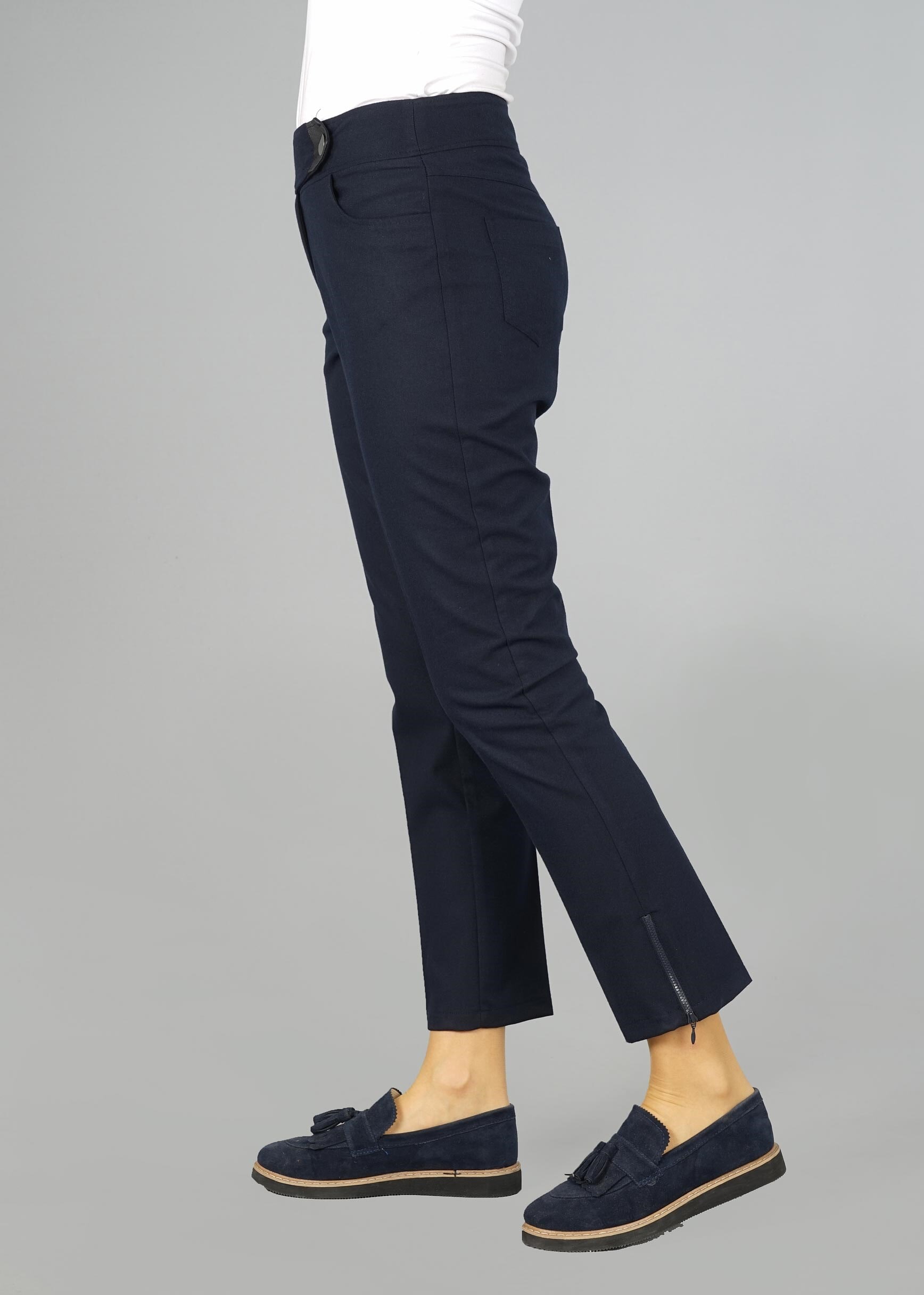 Tesettür giyim LACİVERT DÜZ PANTOLON 7048