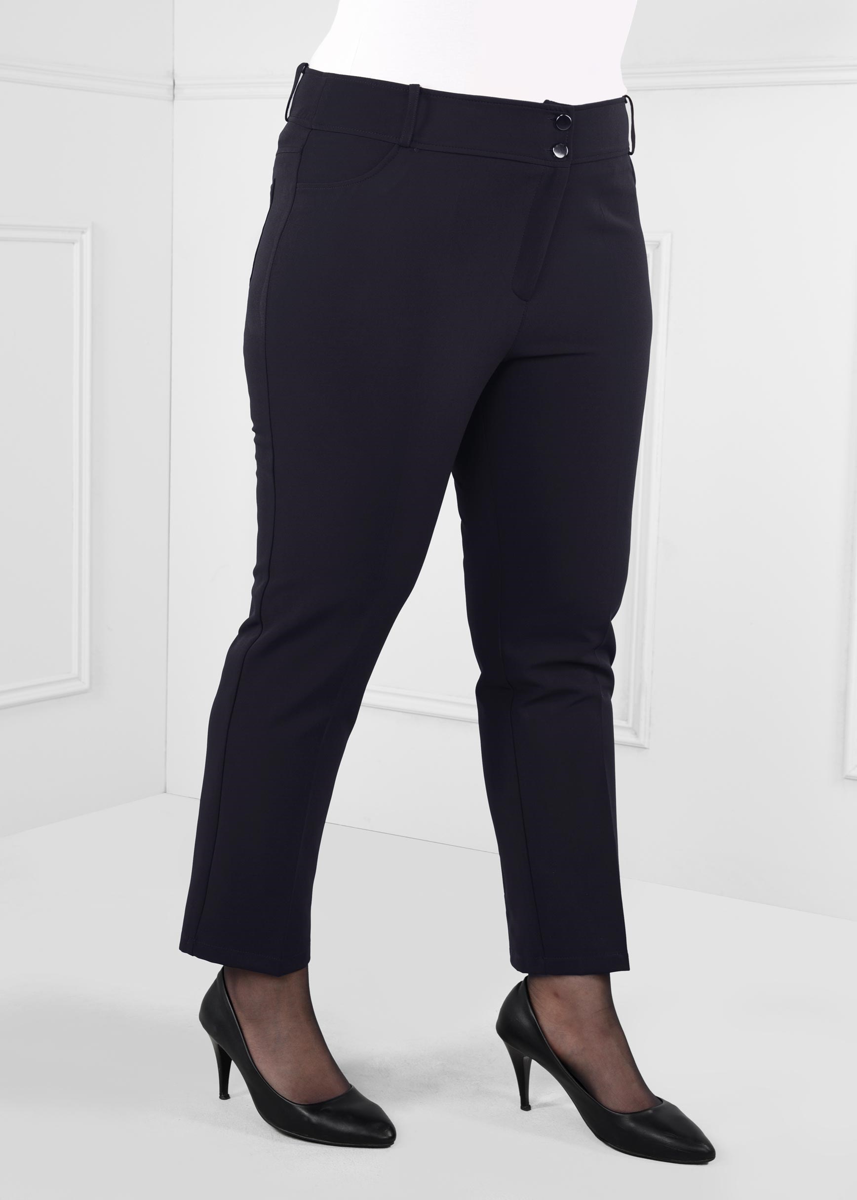 Tesettür giyim LACİVERT KLASİK KESİM PANTOLON 7056