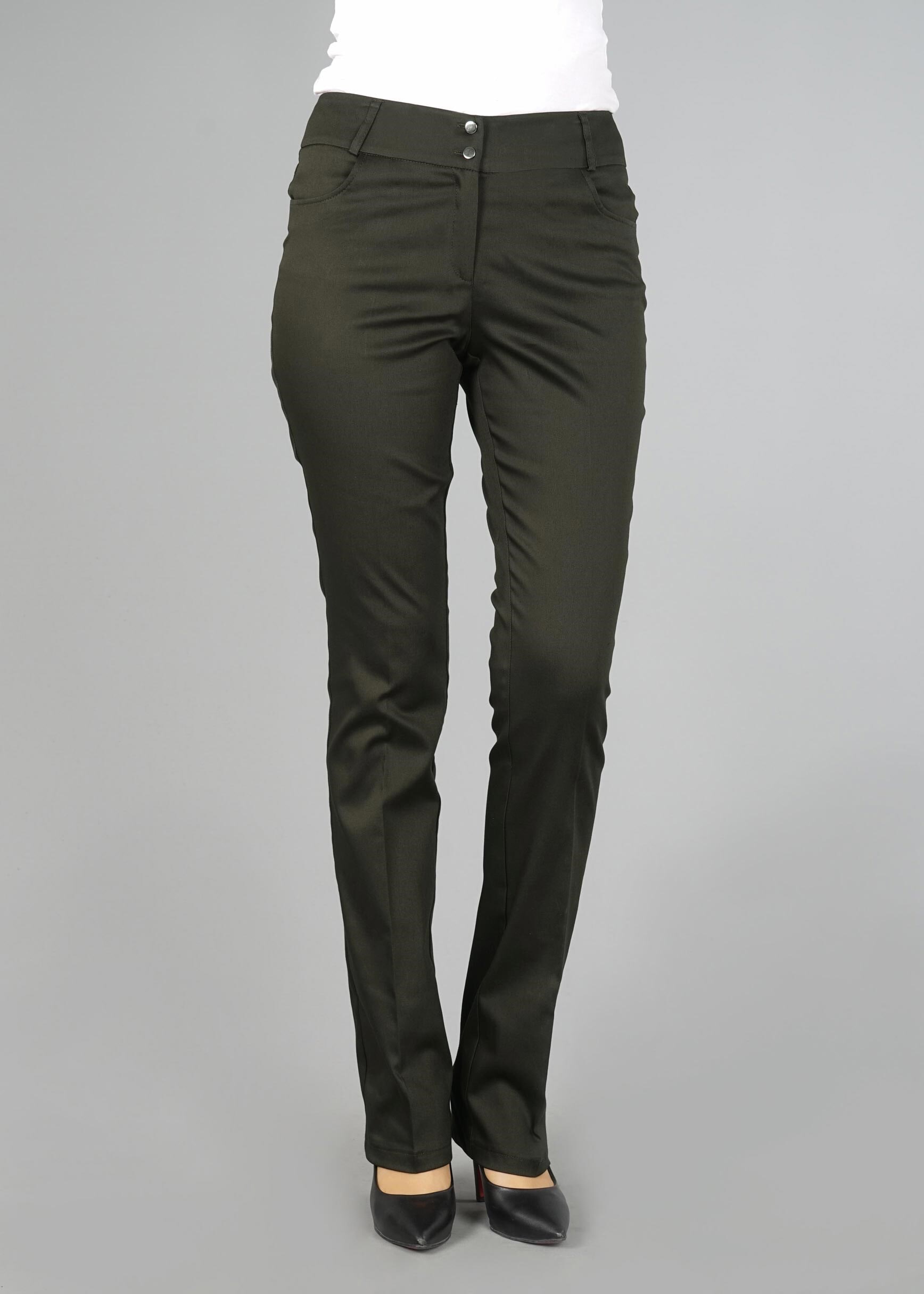 Tesettür giyim HAKİ CEP DETAYLI PANTOLON 7058