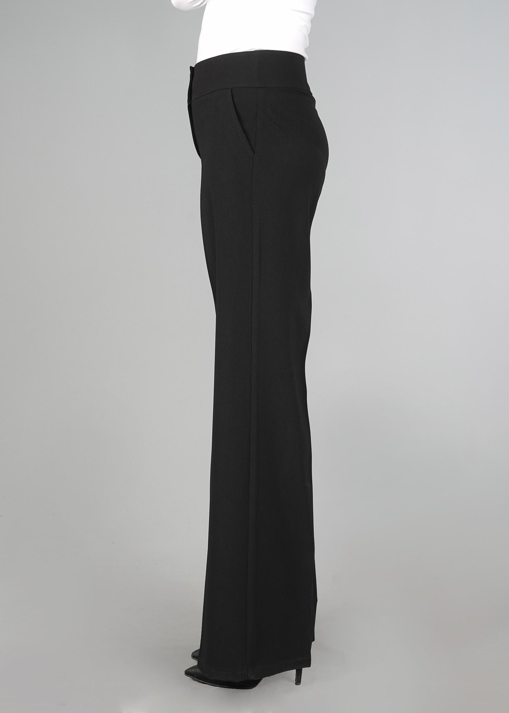 Tesettür giyim SİYAH 7059 PALAZZO PANTOLON