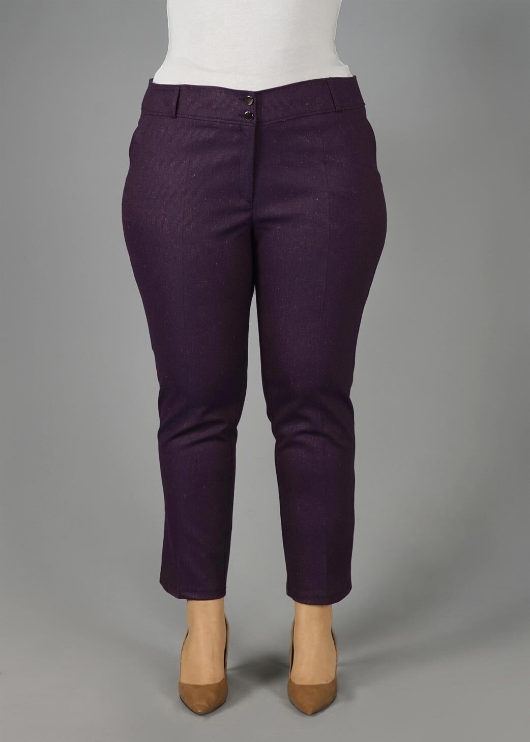 Tesettür giyim MOR KLASİK PANTOLON 7060
