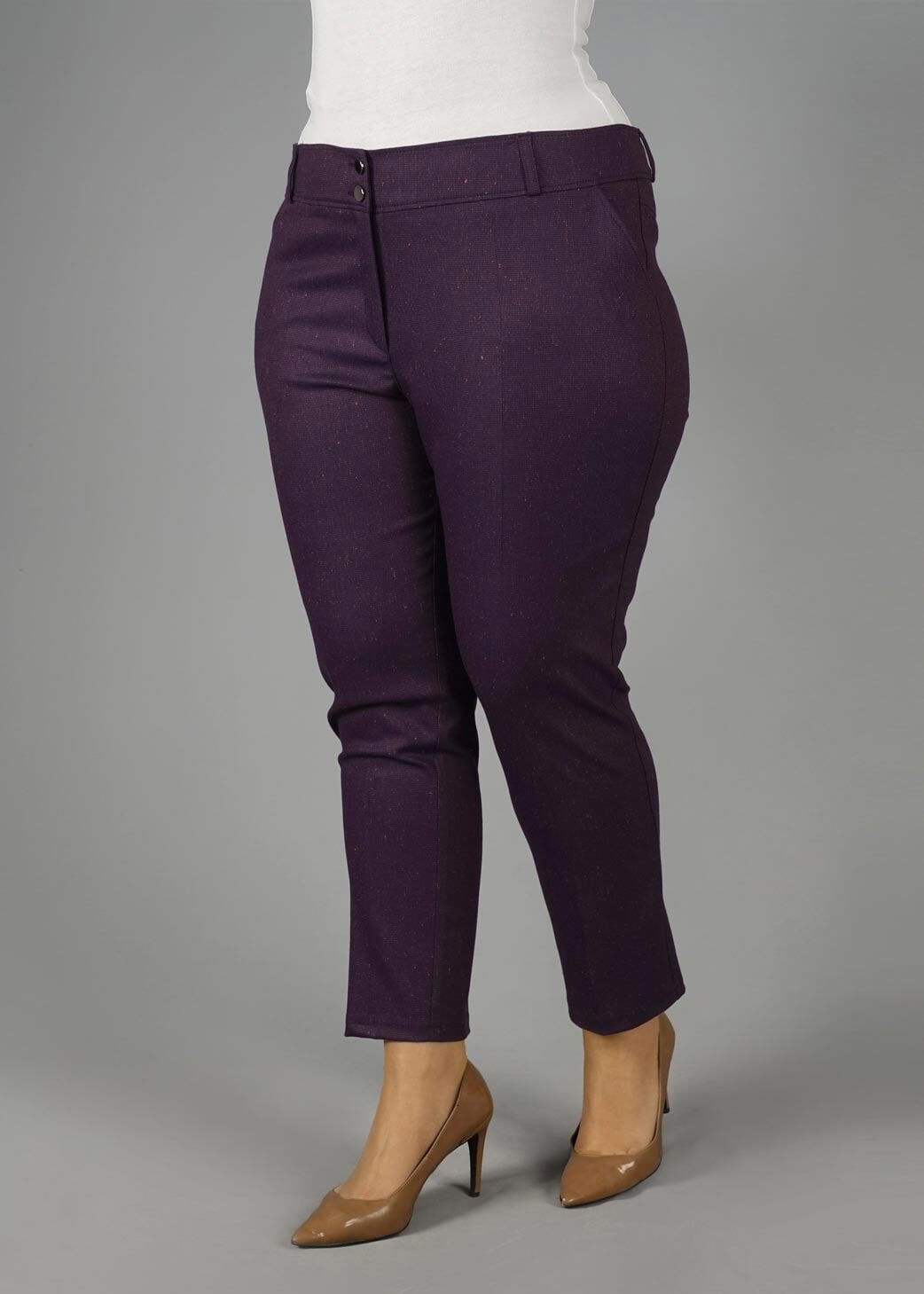 Tesettür giyim MOR KLASİK PANTOLON 7060