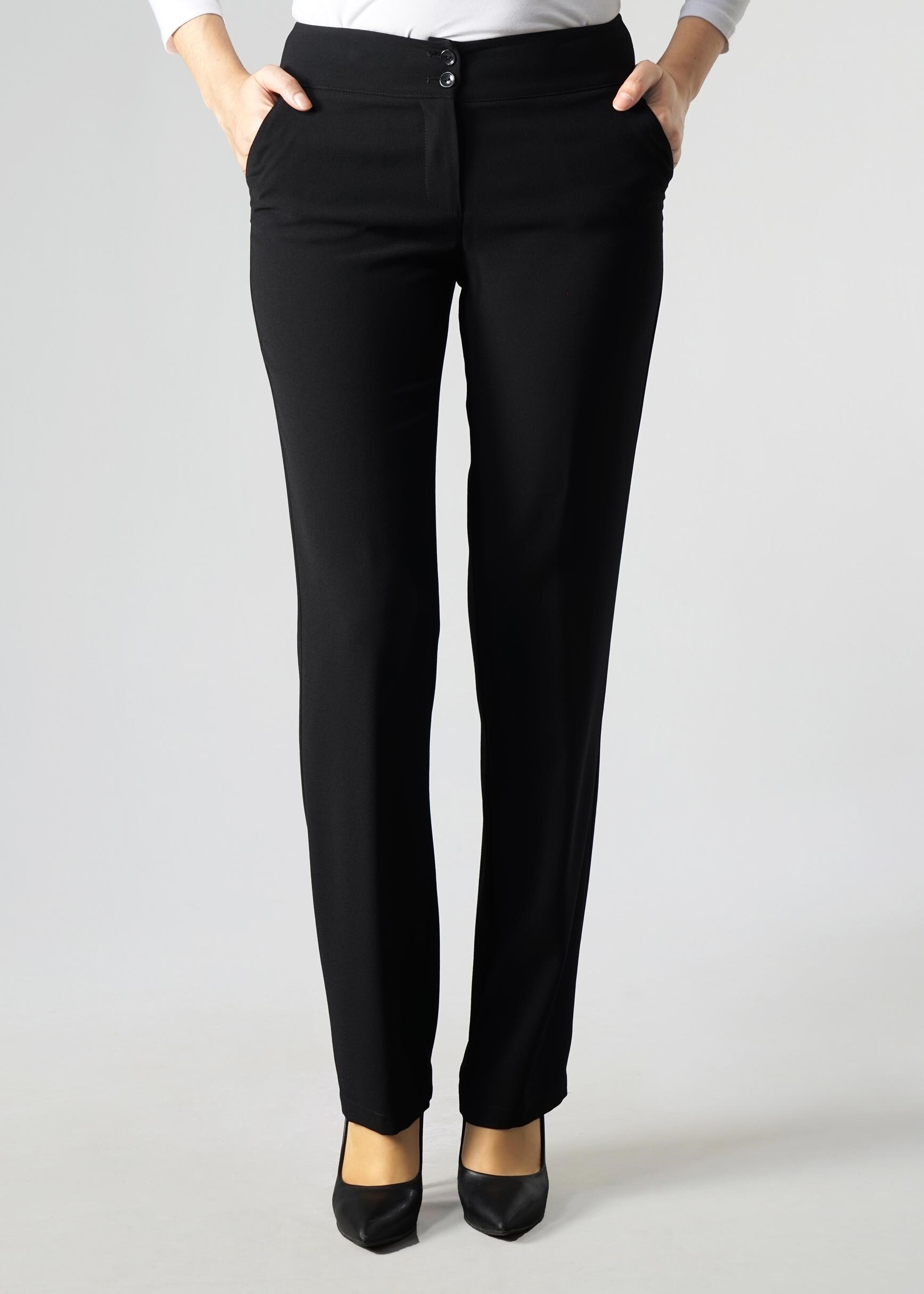 Tesettür giyim SİYAH KLASİK KESİM PANTOLON 7083