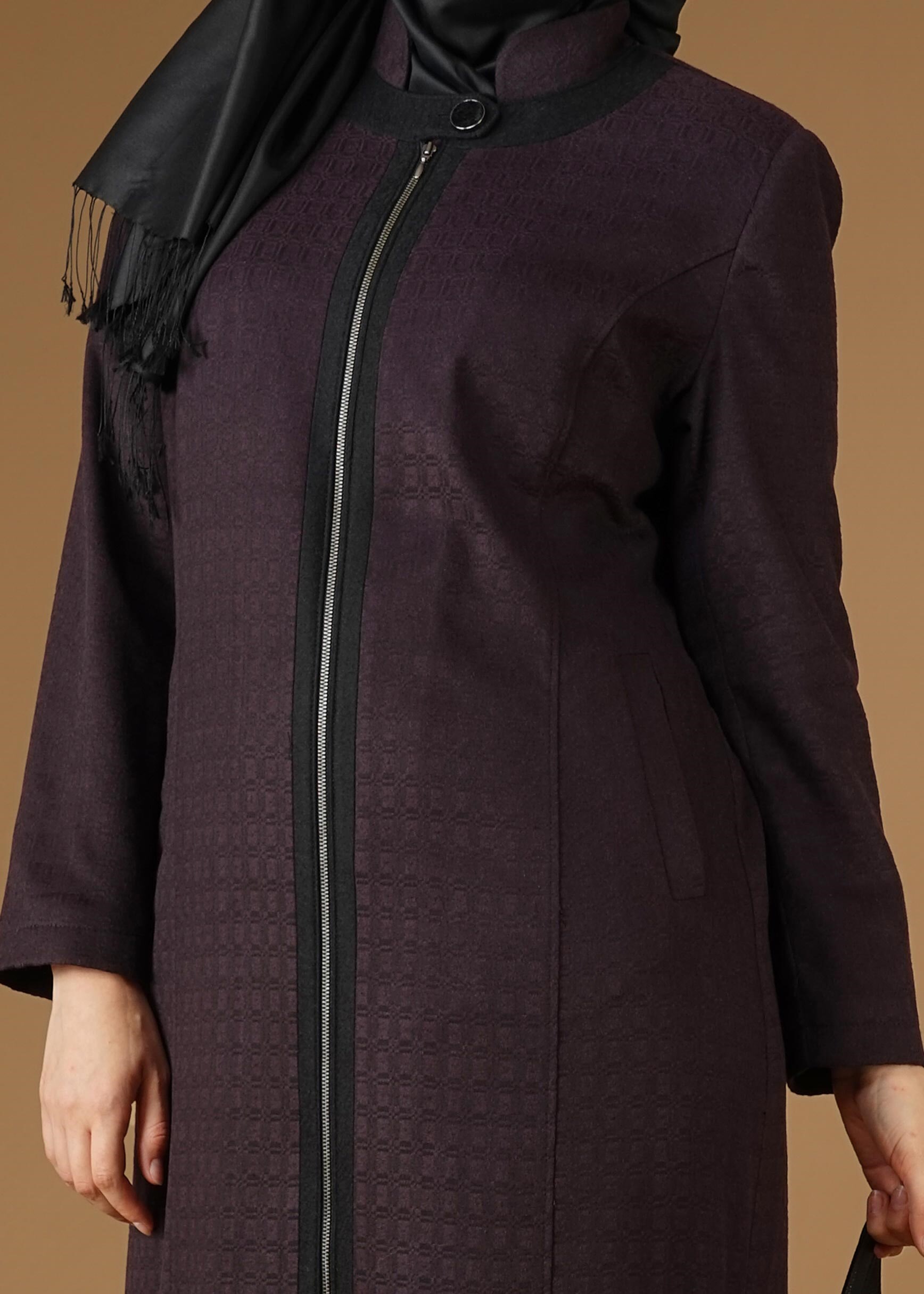 Hijab clothing DAMSON ZIPPED TOPCOAT 1955 