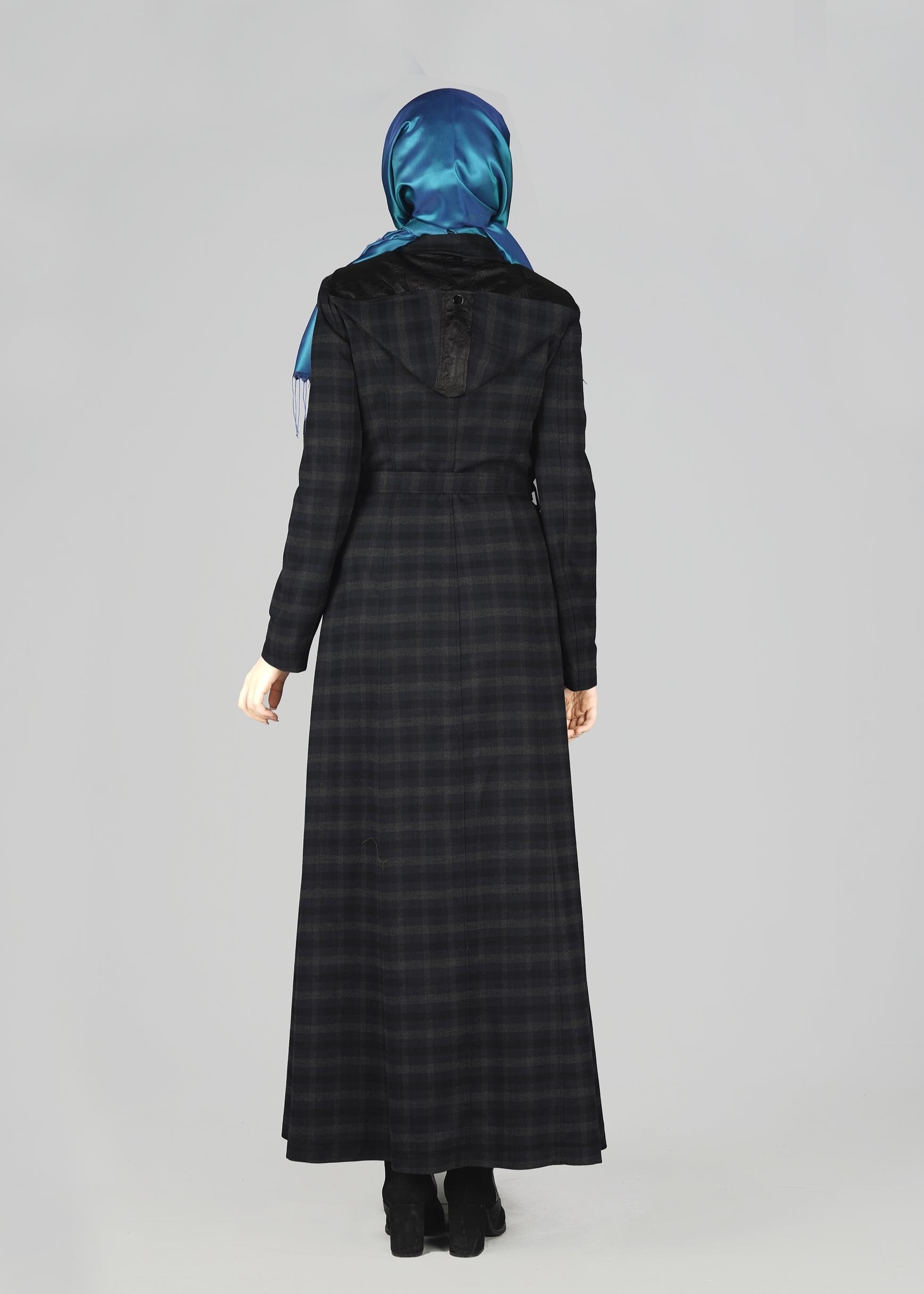 Tesettür giyim LACİVERT 1880-2 PARDESÜ