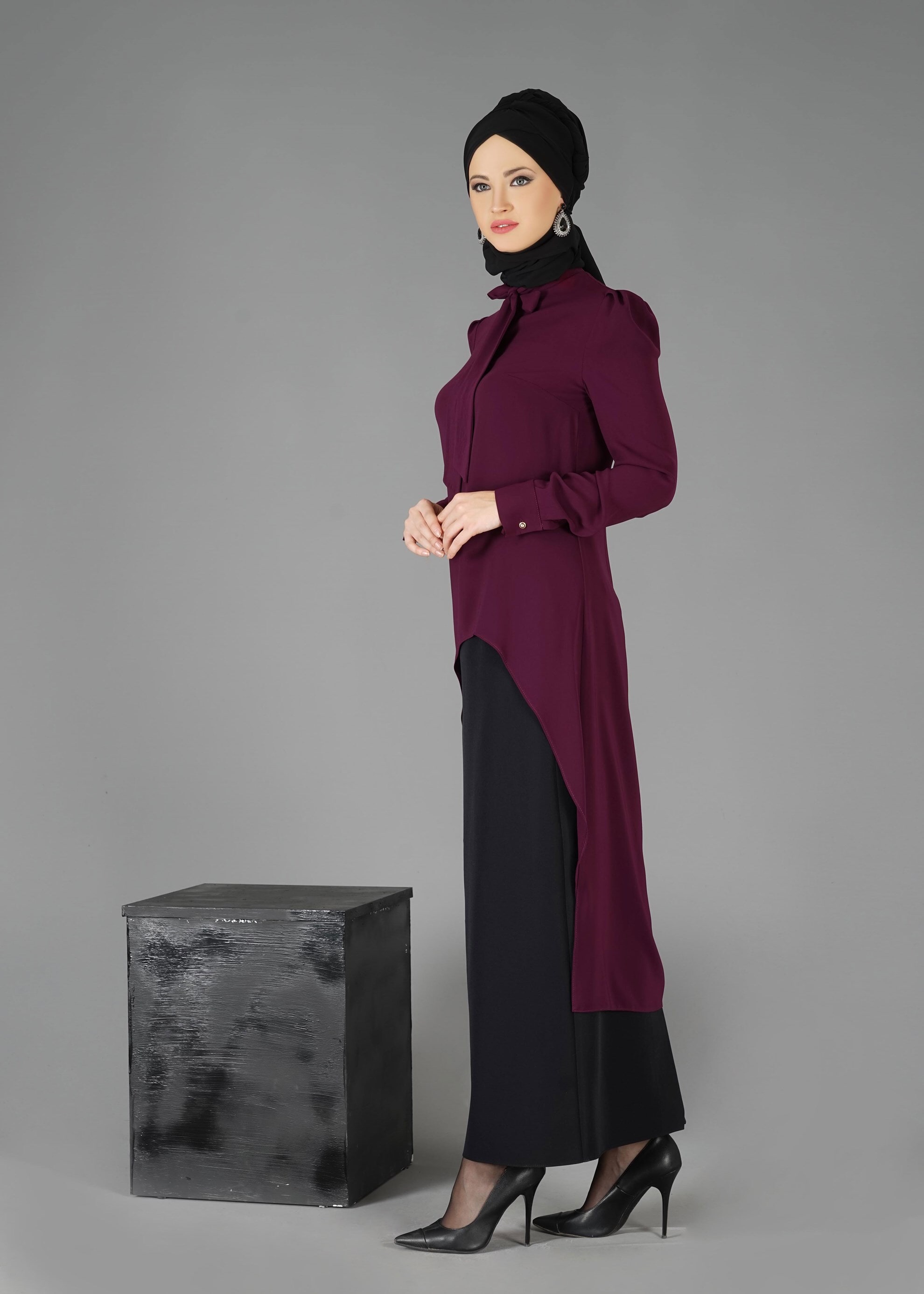 Hijab clothing DAMSON CHIFFON SKIRT SUIT 3315E